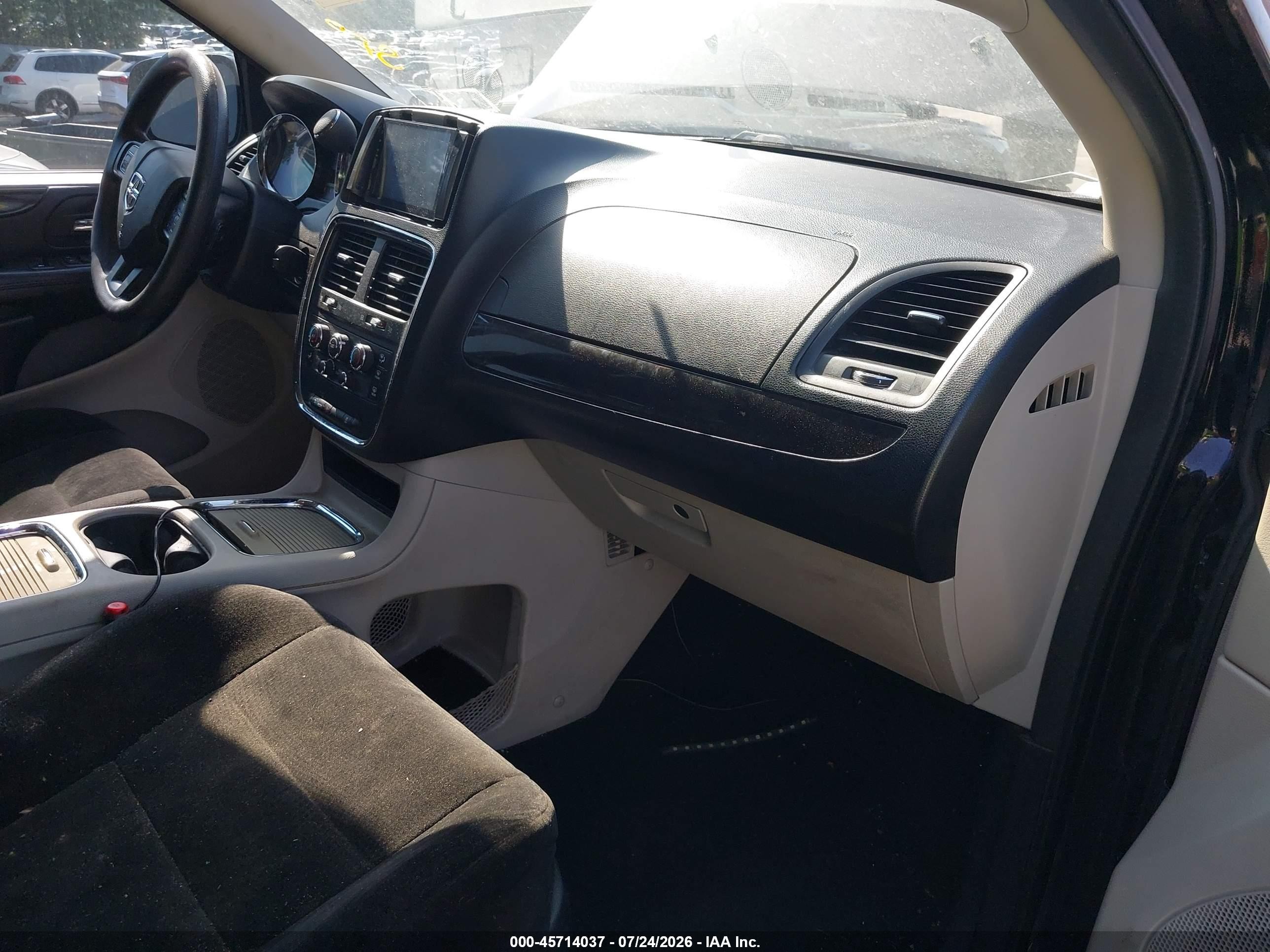 2014 Dodge Grand Caravan Sxt Черный vin: 2C4RDGCG8ER347358