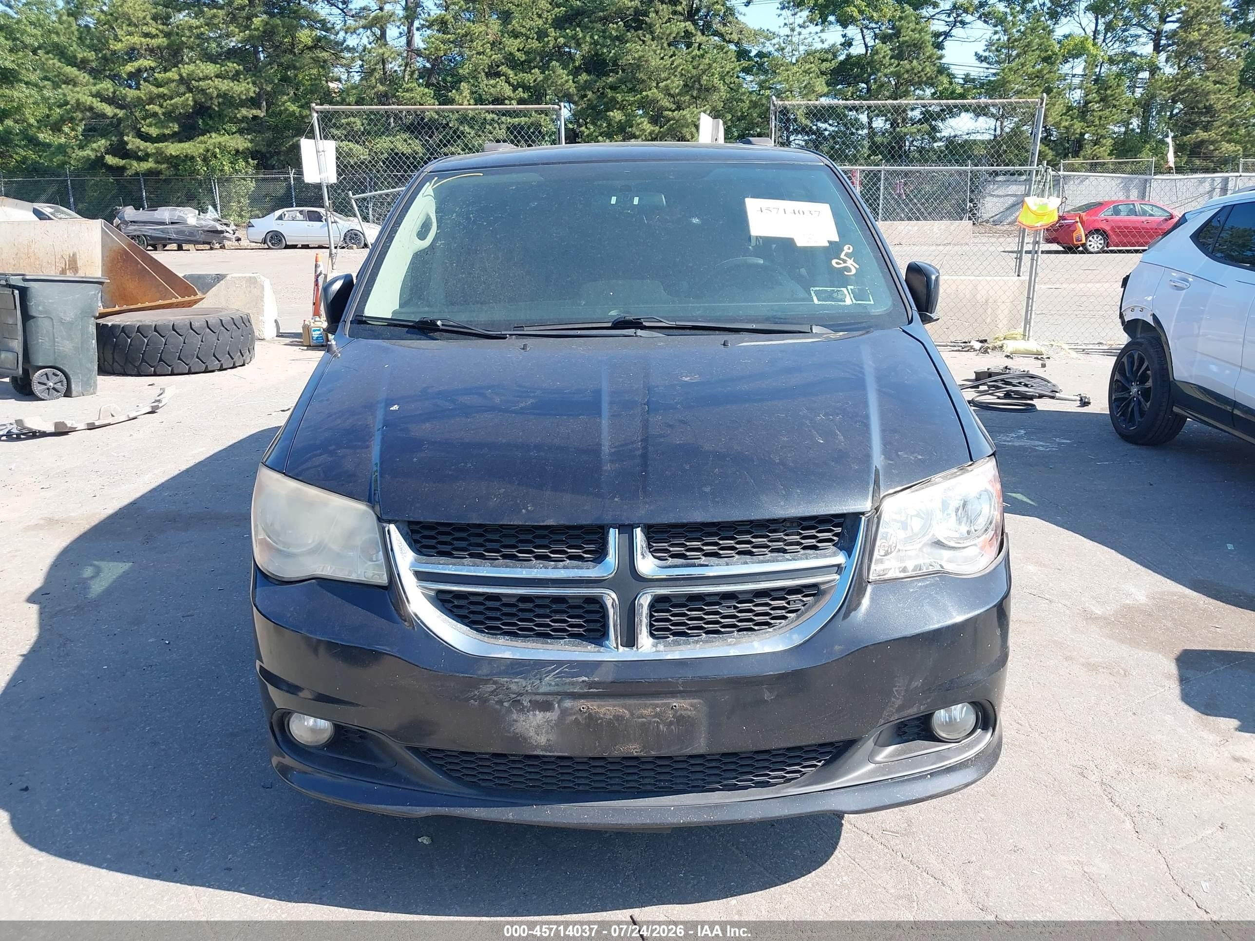 2014 Dodge Grand Caravan Sxt Черный vin: 2C4RDGCG8ER347358