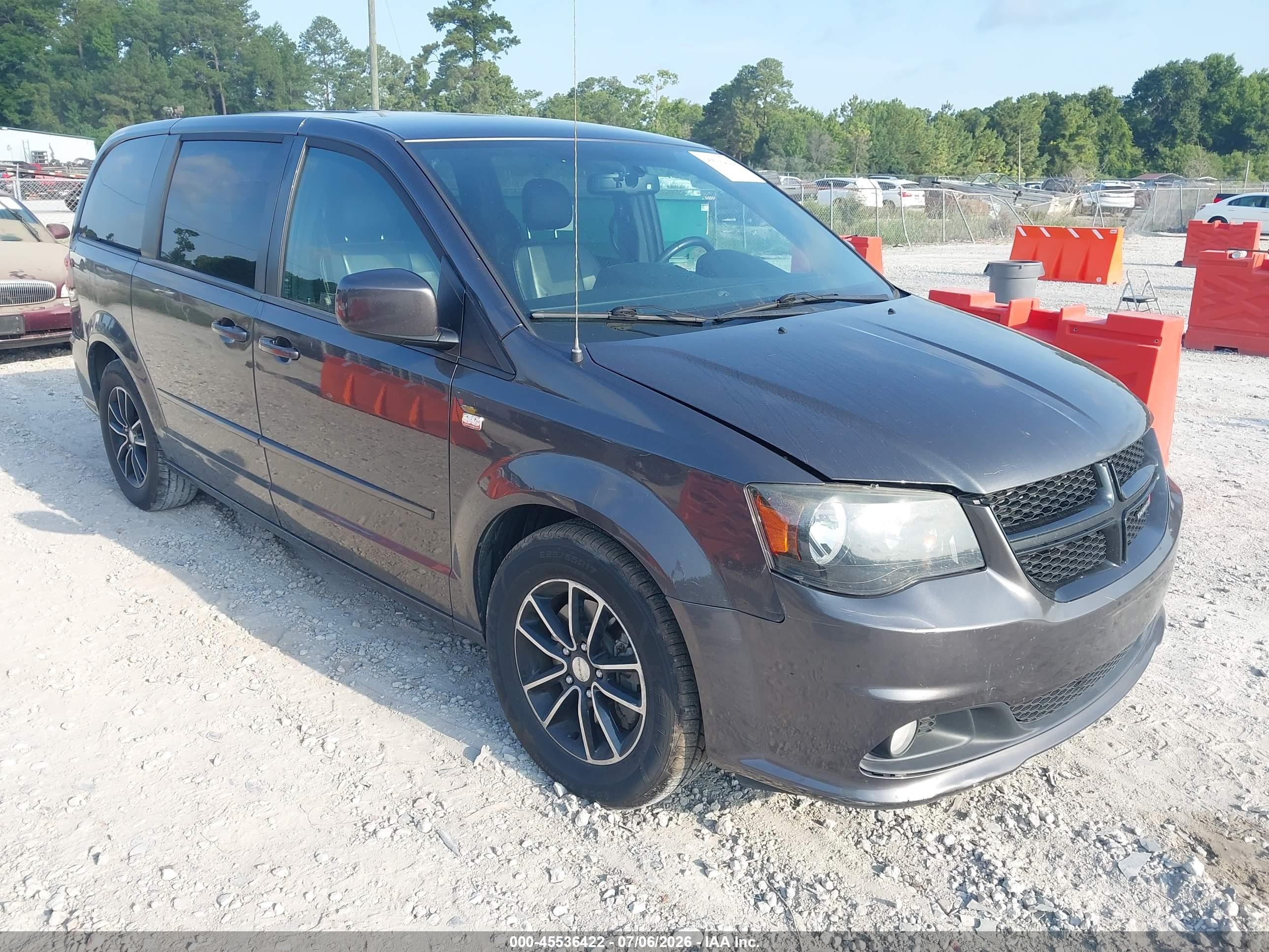 2014 Dodge Grand Caravan Sxt 30th Anniversary Brown vin: 2C4RDGCG8ER419420