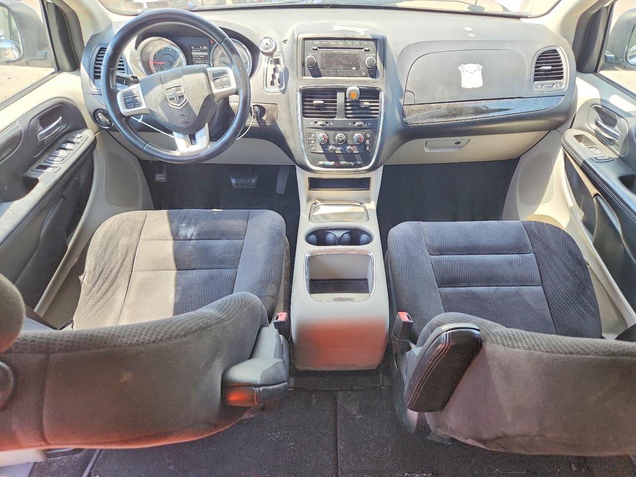 2014 Dodge Grand Caravan Sxt White vin: 2C4RDGCG8ER427310