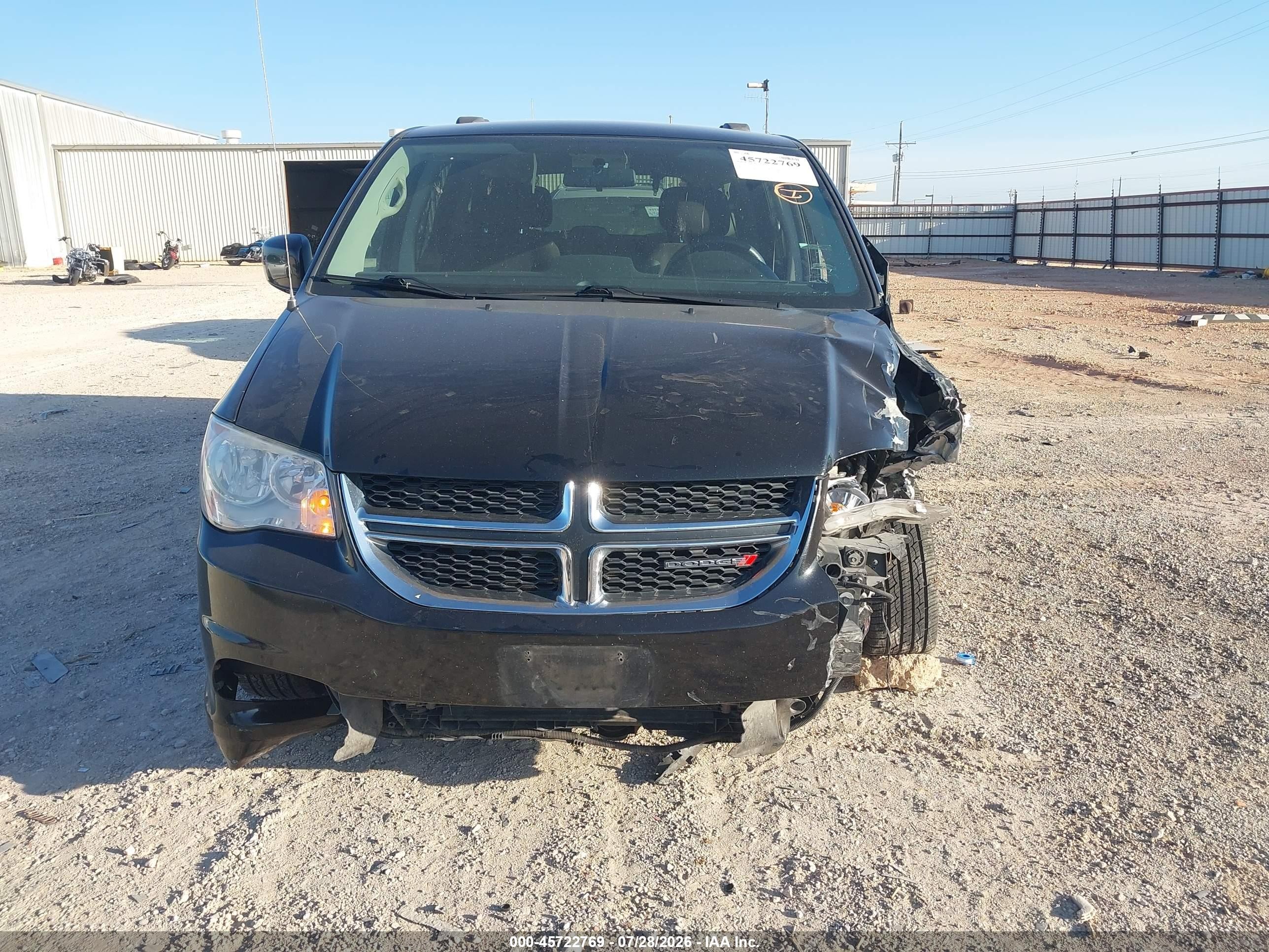 2015 Dodge Grand Caravan Sxt Black vin: 2C4RDGCG8FR526811