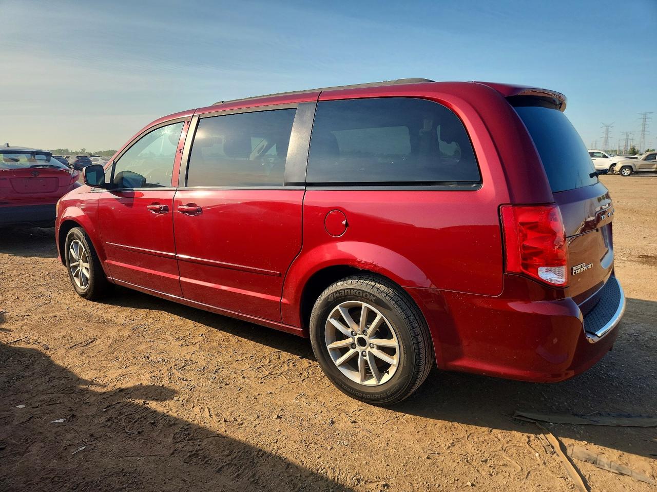 2015 Dodge Grand Caravan Sxt Burgundy vin: 2C4RDGCG8FR527019