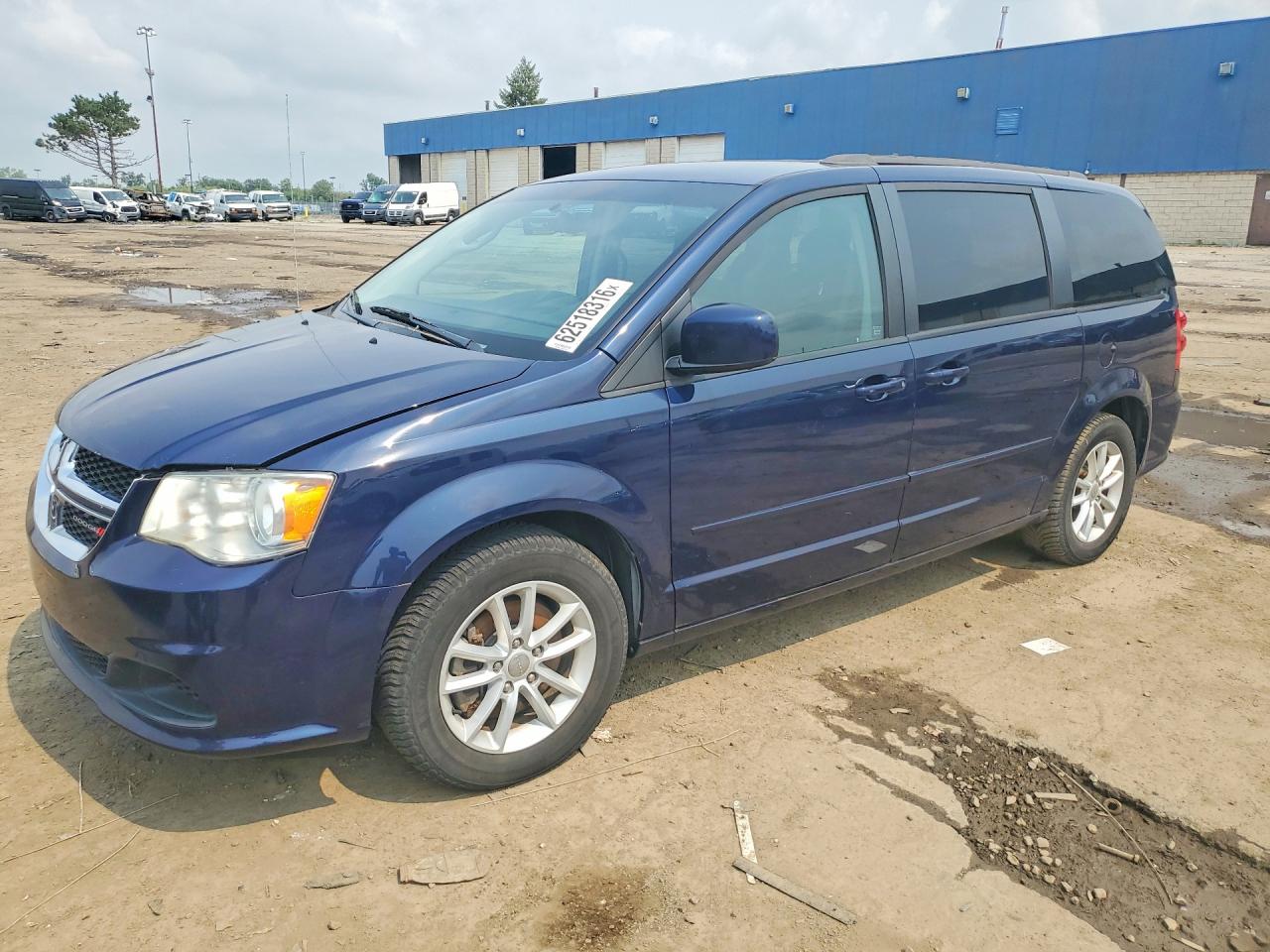 2015 Dodge Grand Caravan Sxt Blue vin: 2C4RDGCG8FR528090
