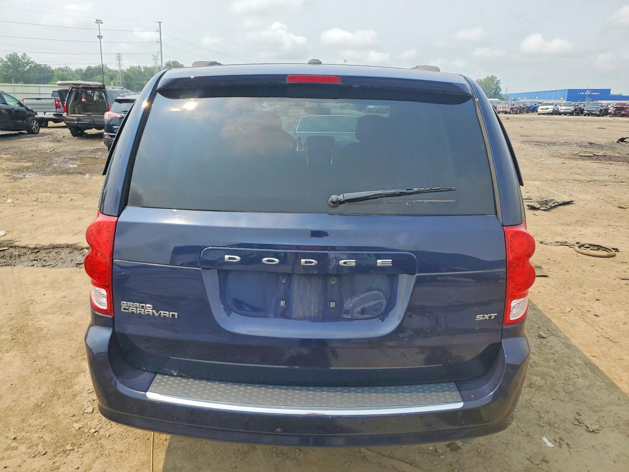 2015 Dodge Grand Caravan Sxt Blue vin: 2C4RDGCG8FR528090