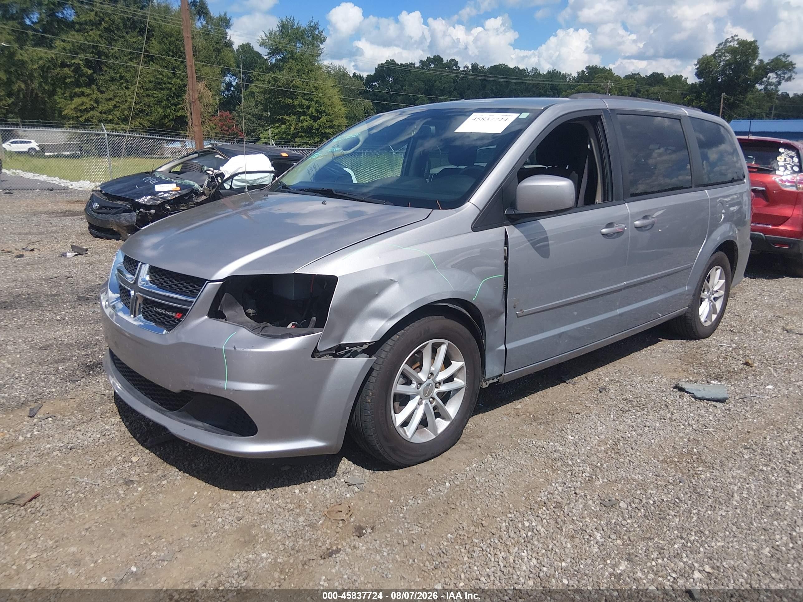 2015 Dodge Grand Caravan Sxt Silver vin: 2C4RDGCG8FR543012
