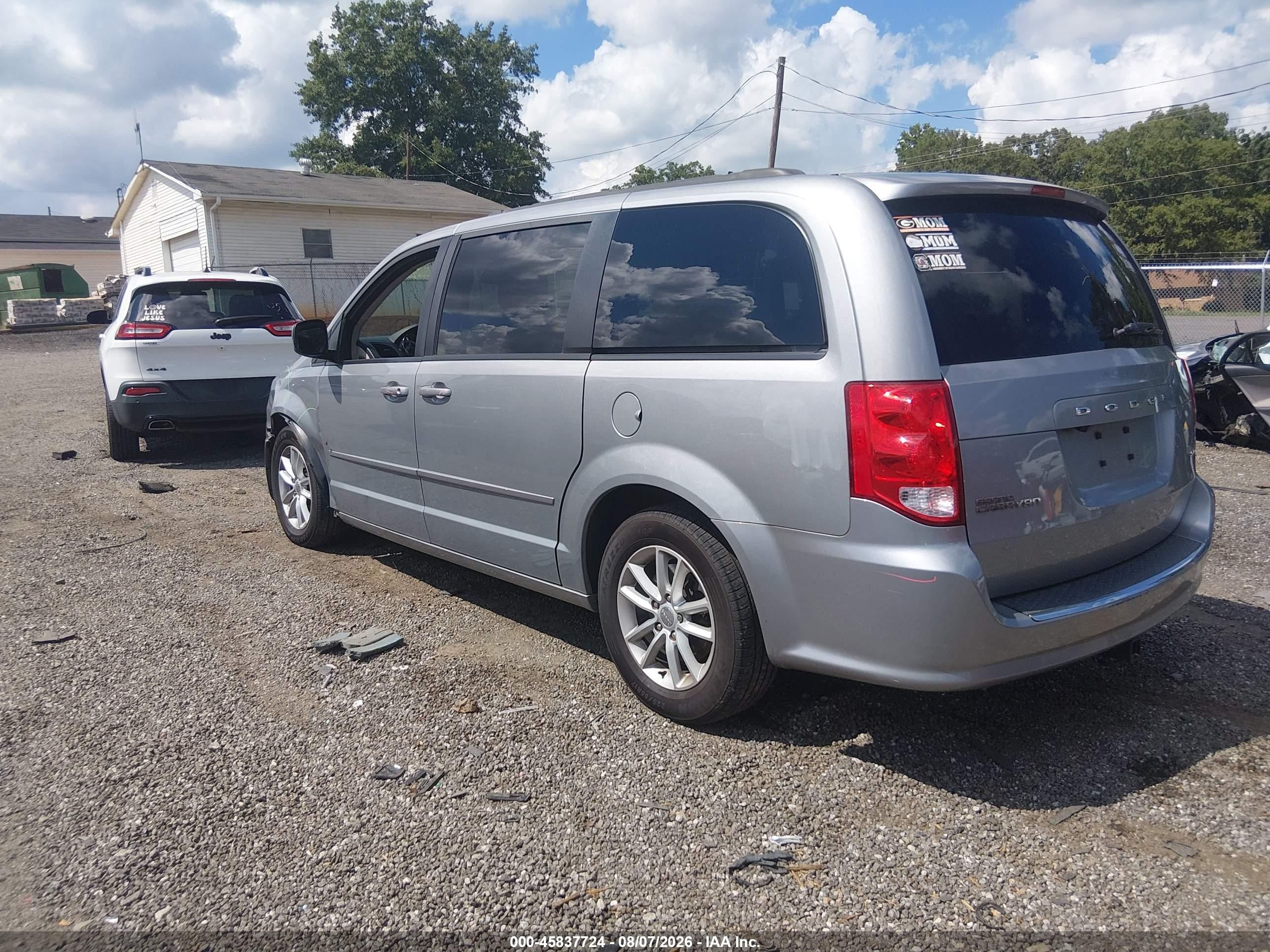 2015 Dodge Grand Caravan Sxt Silver vin: 2C4RDGCG8FR543012