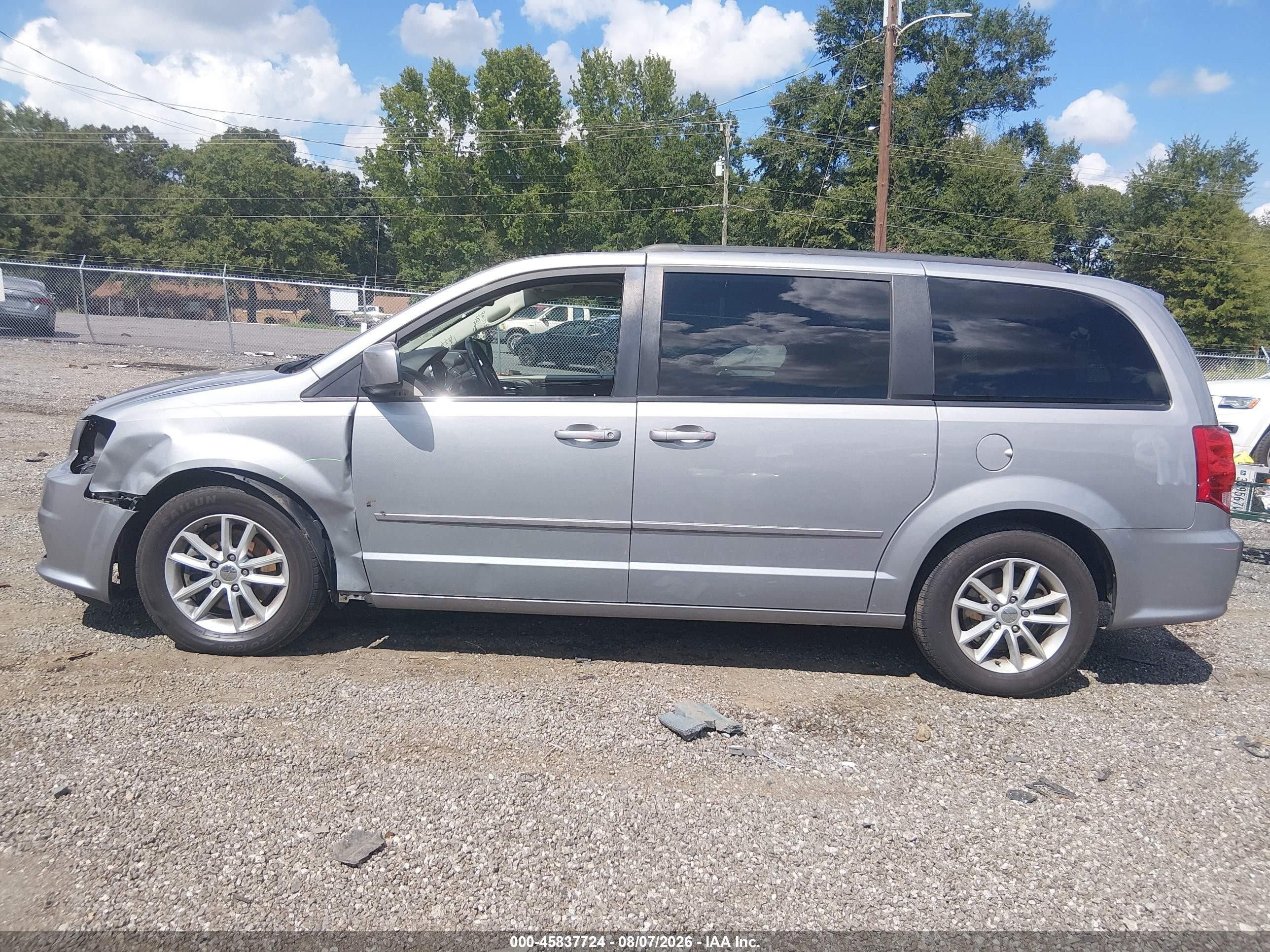 2015 Dodge Grand Caravan Sxt Silver vin: 2C4RDGCG8FR543012
