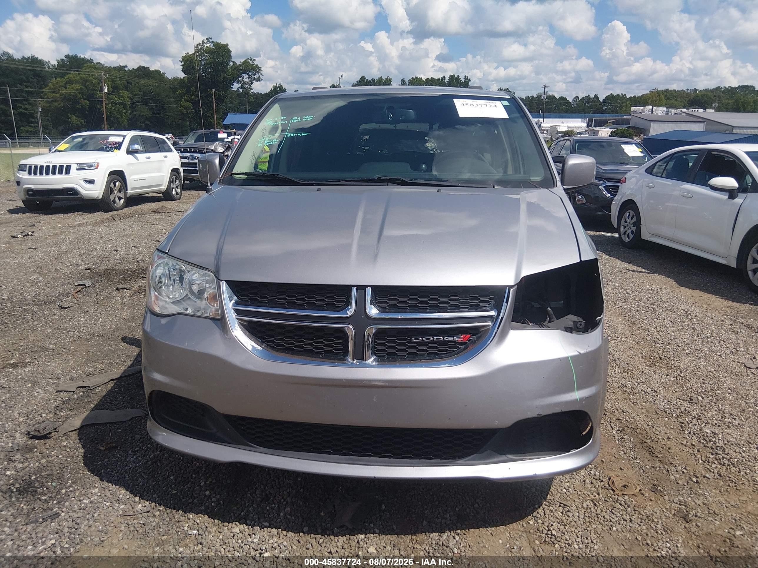 2015 Dodge Grand Caravan Sxt Silver vin: 2C4RDGCG8FR543012