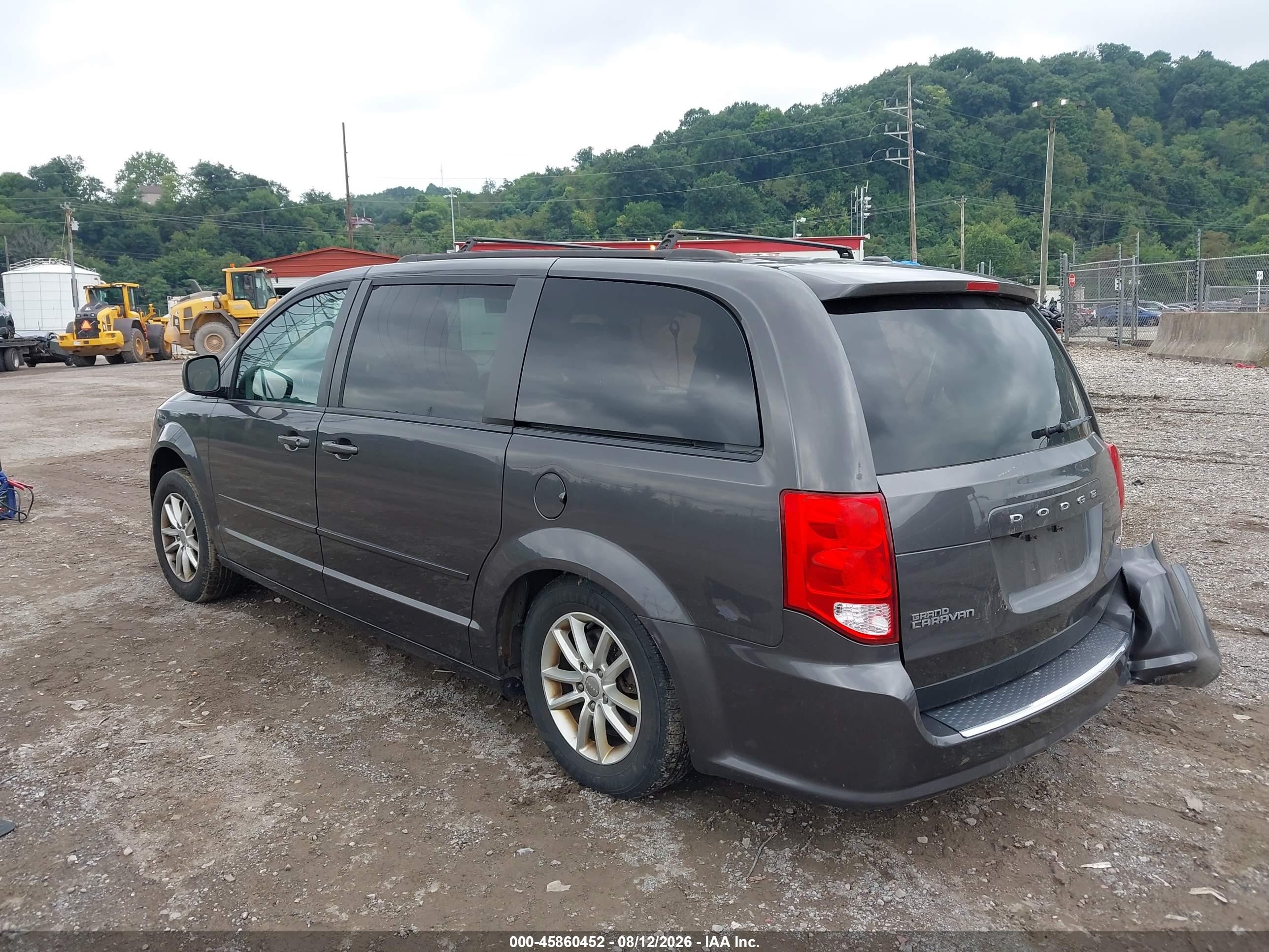 2015 Dodge Grand Caravan Sxt Gray vin: 2C4RDGCG8FR607095