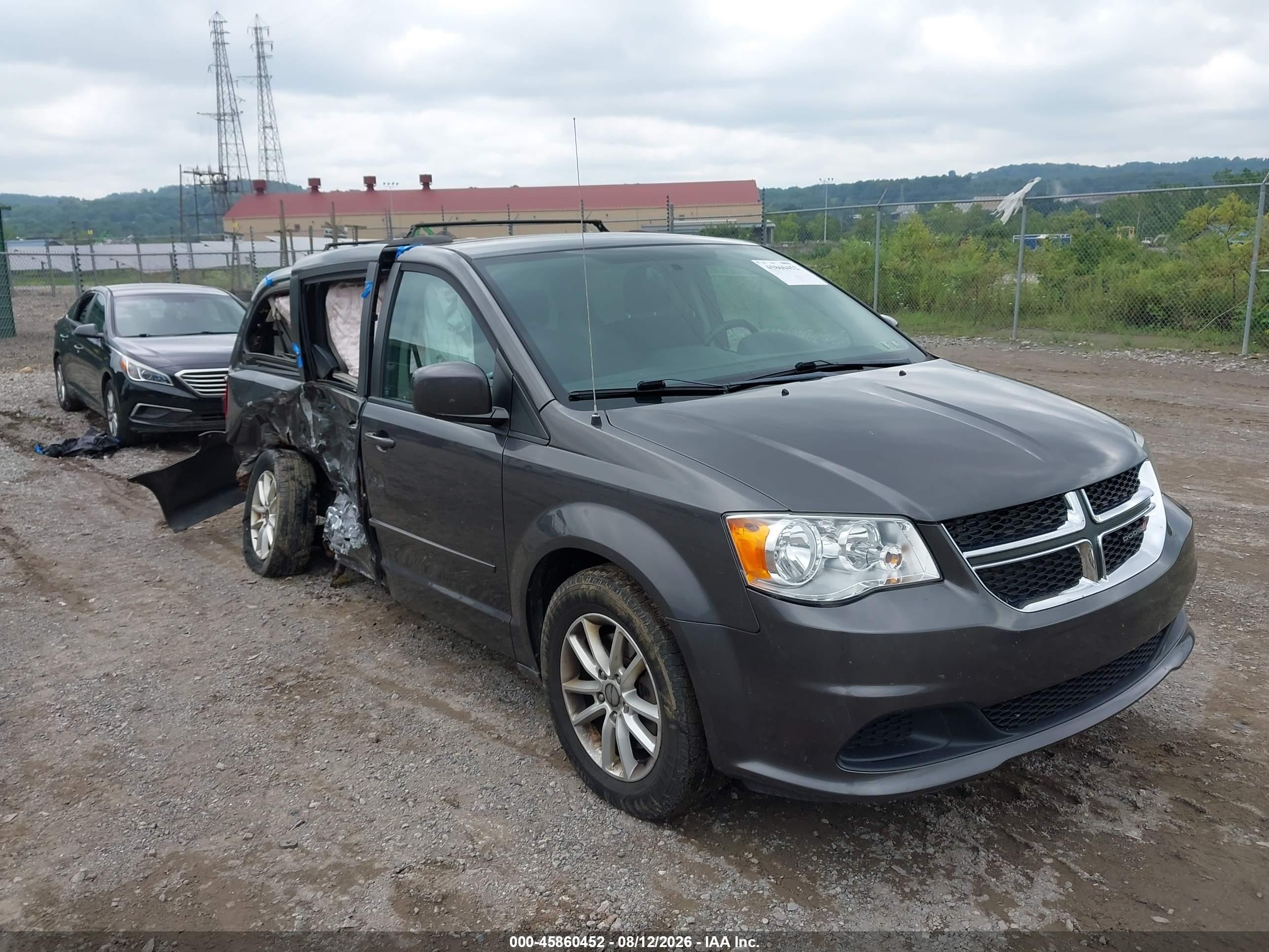 2015 Dodge Grand Caravan Sxt Gray vin: 2C4RDGCG8FR607095