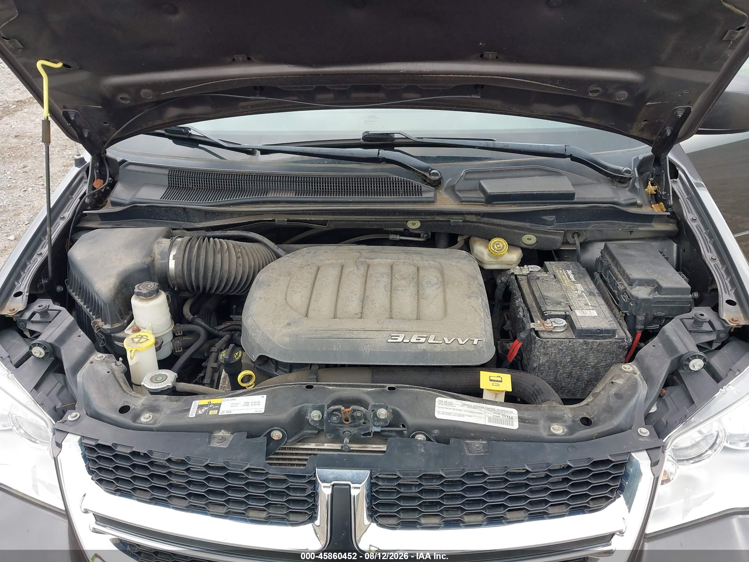 2015 Dodge Grand Caravan Sxt Gray vin: 2C4RDGCG8FR607095