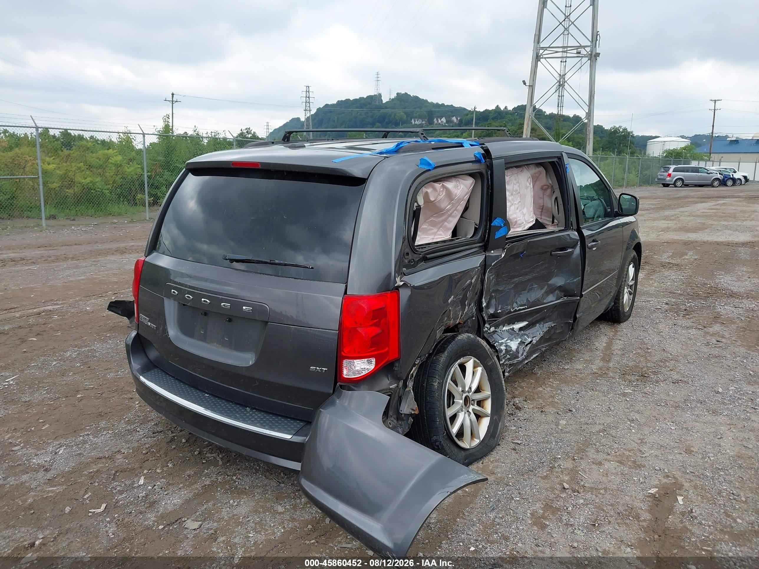 2015 Dodge Grand Caravan Sxt Gray vin: 2C4RDGCG8FR607095