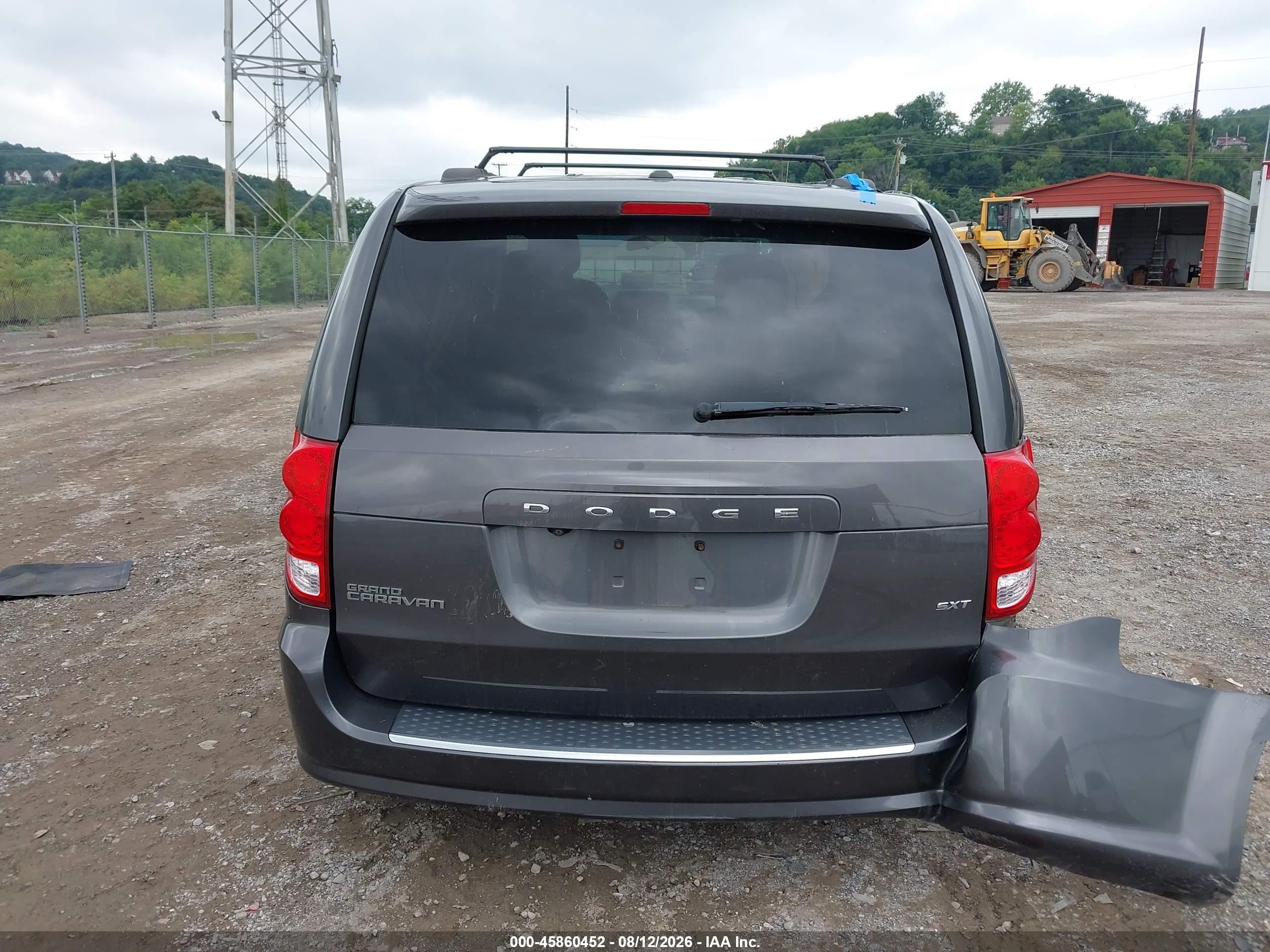 2015 Dodge Grand Caravan Sxt Gray vin: 2C4RDGCG8FR607095