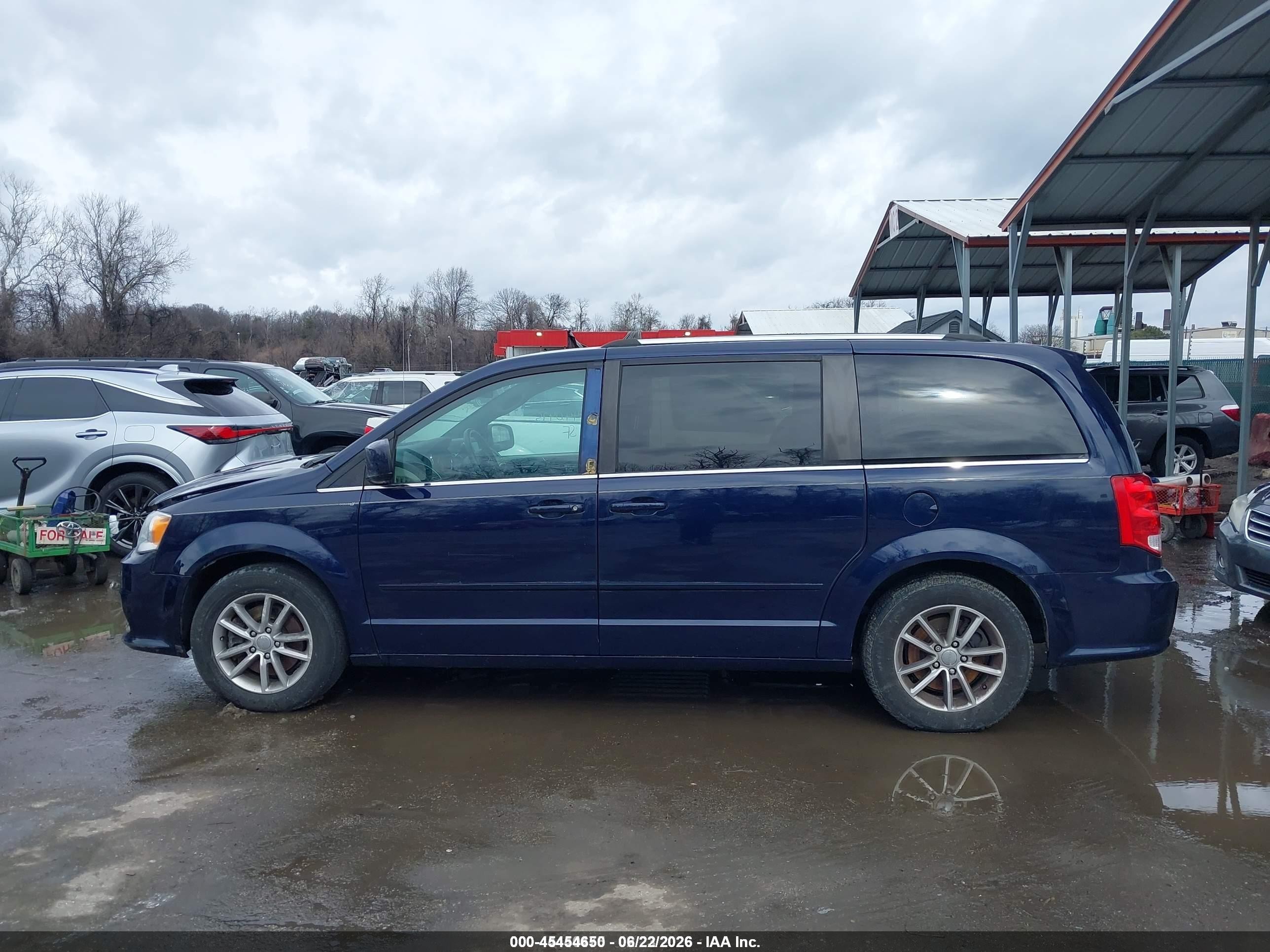 2015 Dodge Grand Caravan Sxt Plus Blue vin: 2C4RDGCG8FR653574