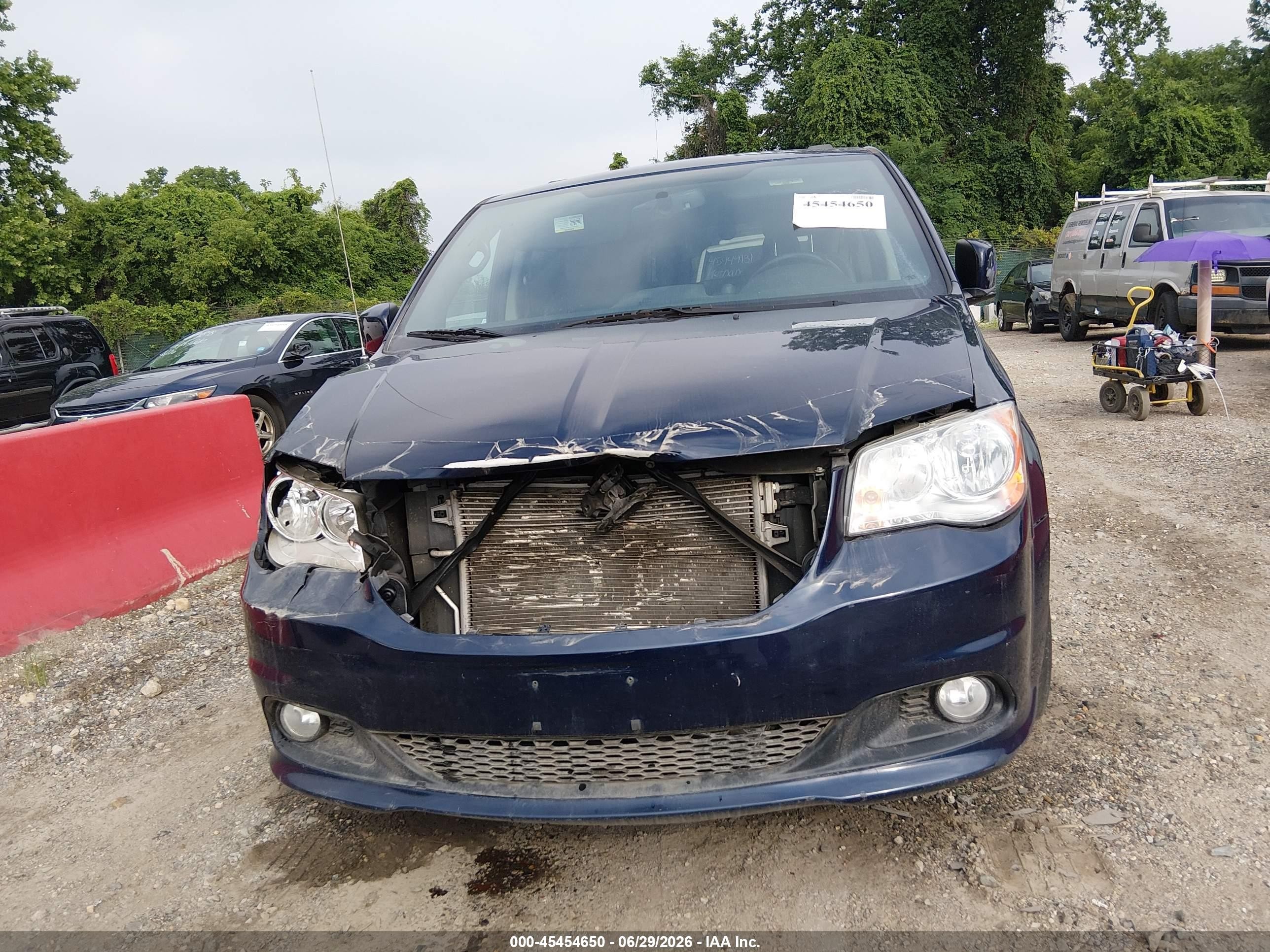 2015 Dodge Grand Caravan Sxt Plus Blue vin: 2C4RDGCG8FR653574
