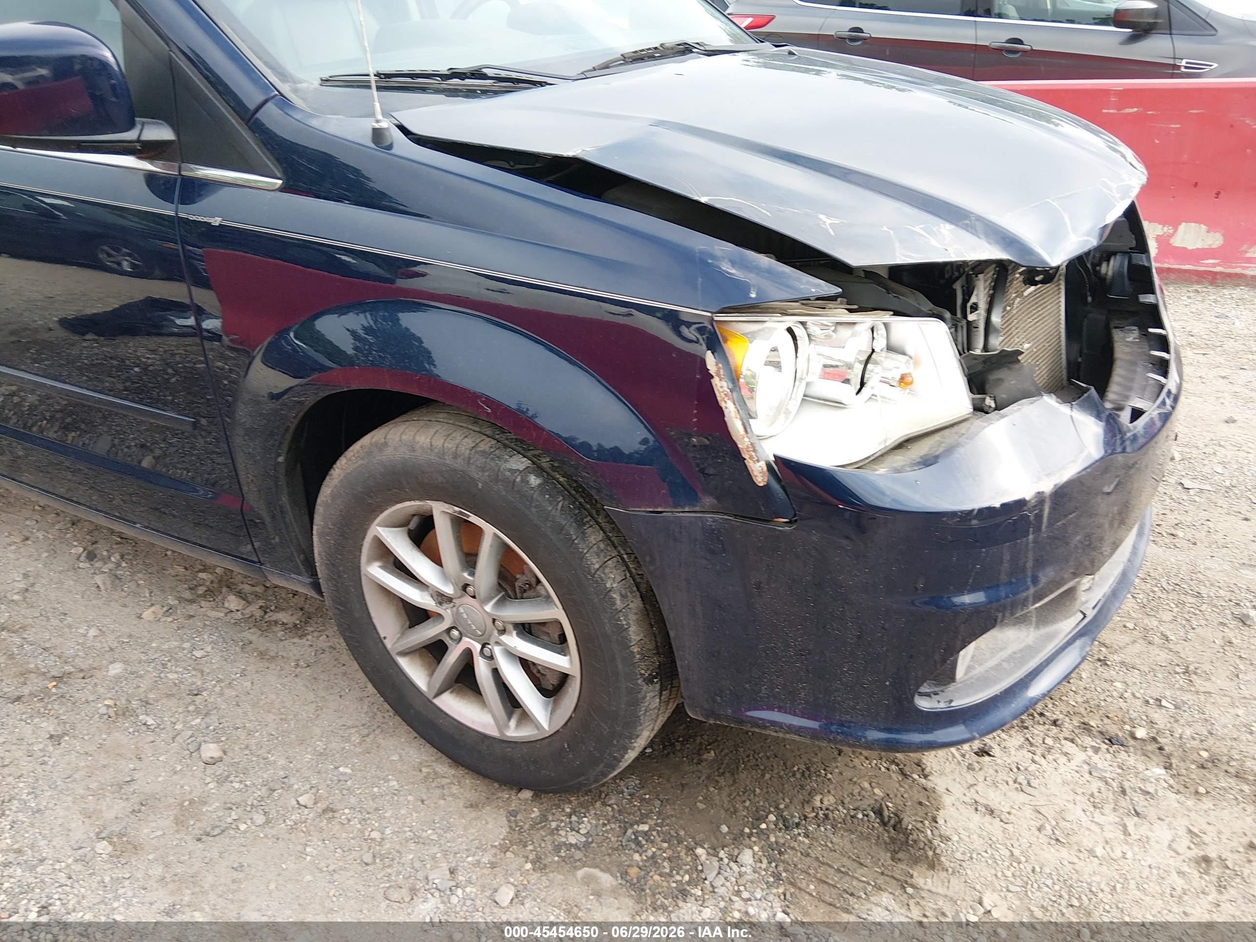 2015 Dodge Grand Caravan Sxt Plus Blue vin: 2C4RDGCG8FR653574