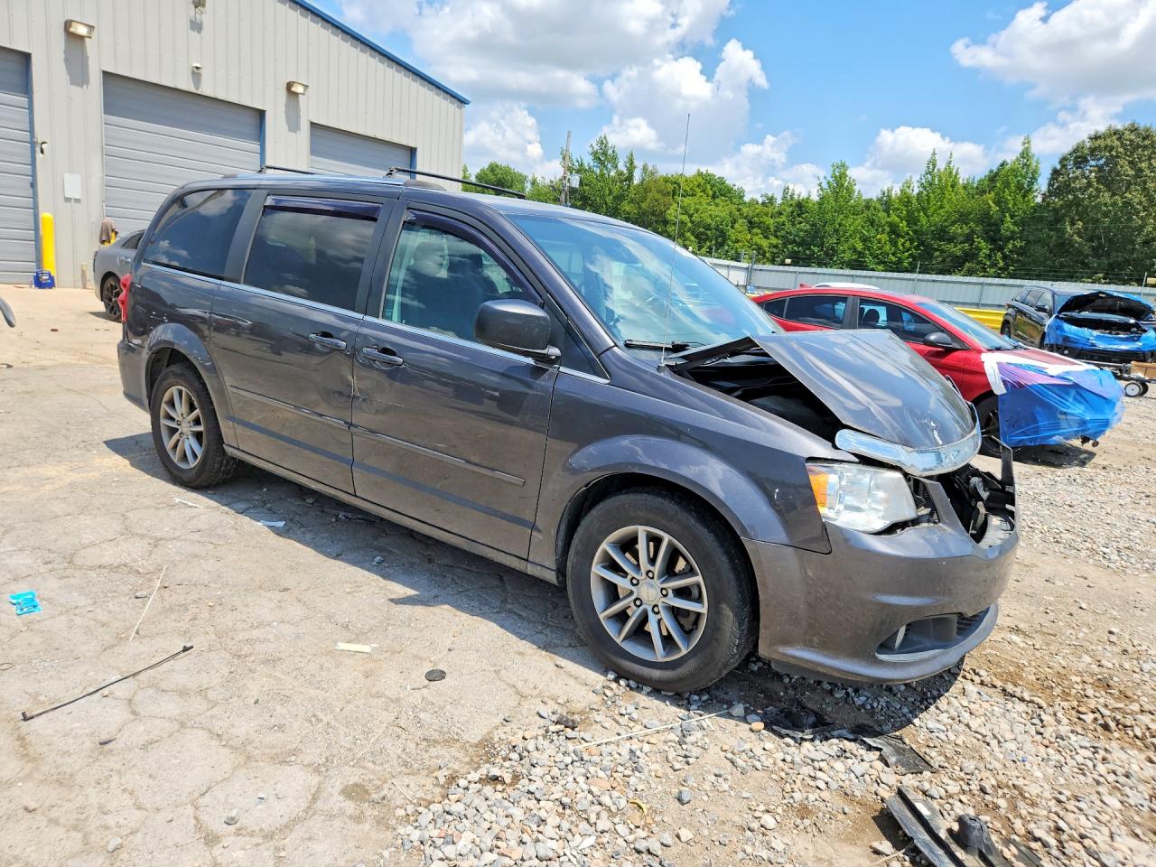 2015 Dodge Grand Caravan Sxt Gray vin: 2C4RDGCG8FR670925