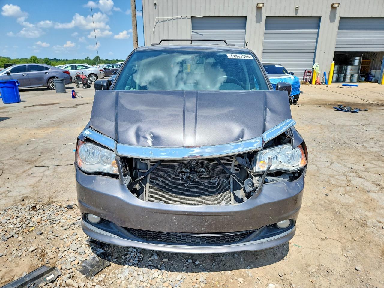 2015 Dodge Grand Caravan Sxt Gray vin: 2C4RDGCG8FR670925