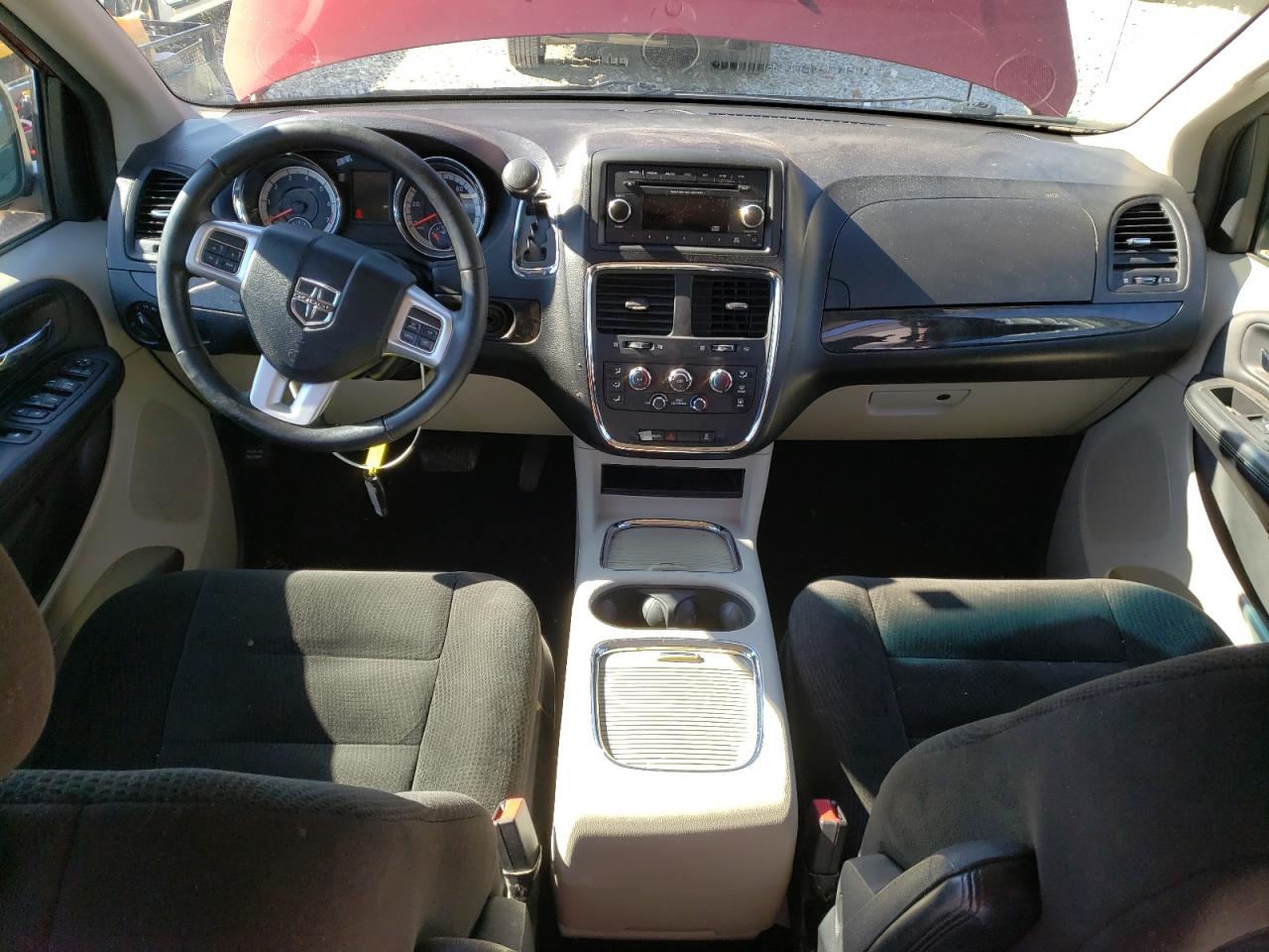 2016 Dodge Grand Caravan Sxt Red vin: 2C4RDGCG8GR273572