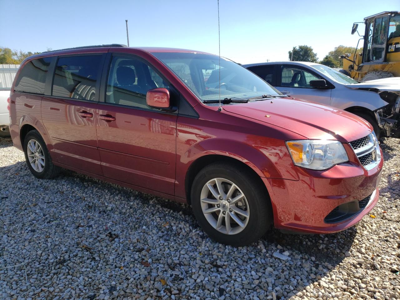 2016 Dodge Grand Caravan Sxt Red vin: 2C4RDGCG8GR273572