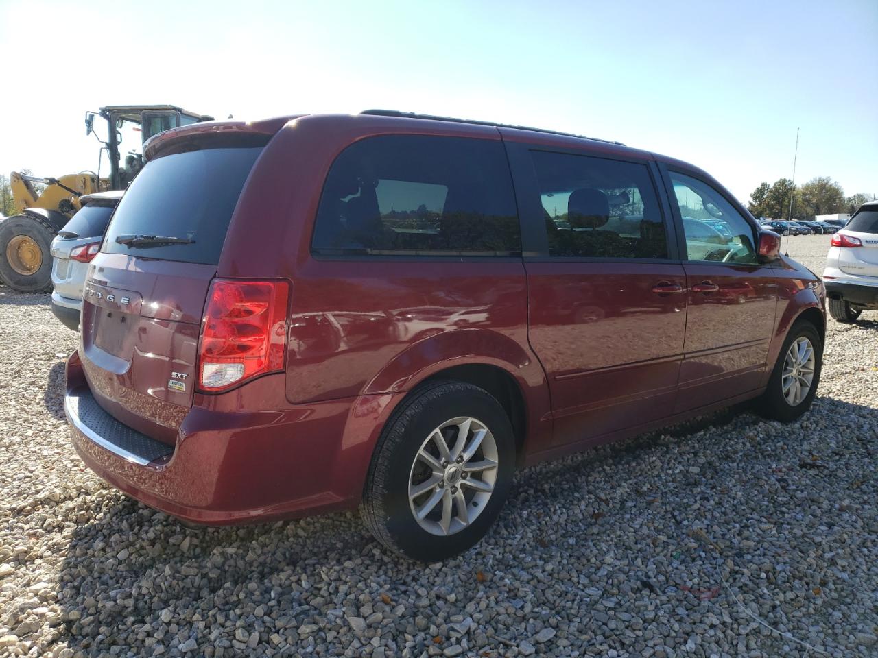 2016 Dodge Grand Caravan Sxt Red vin: 2C4RDGCG8GR273572