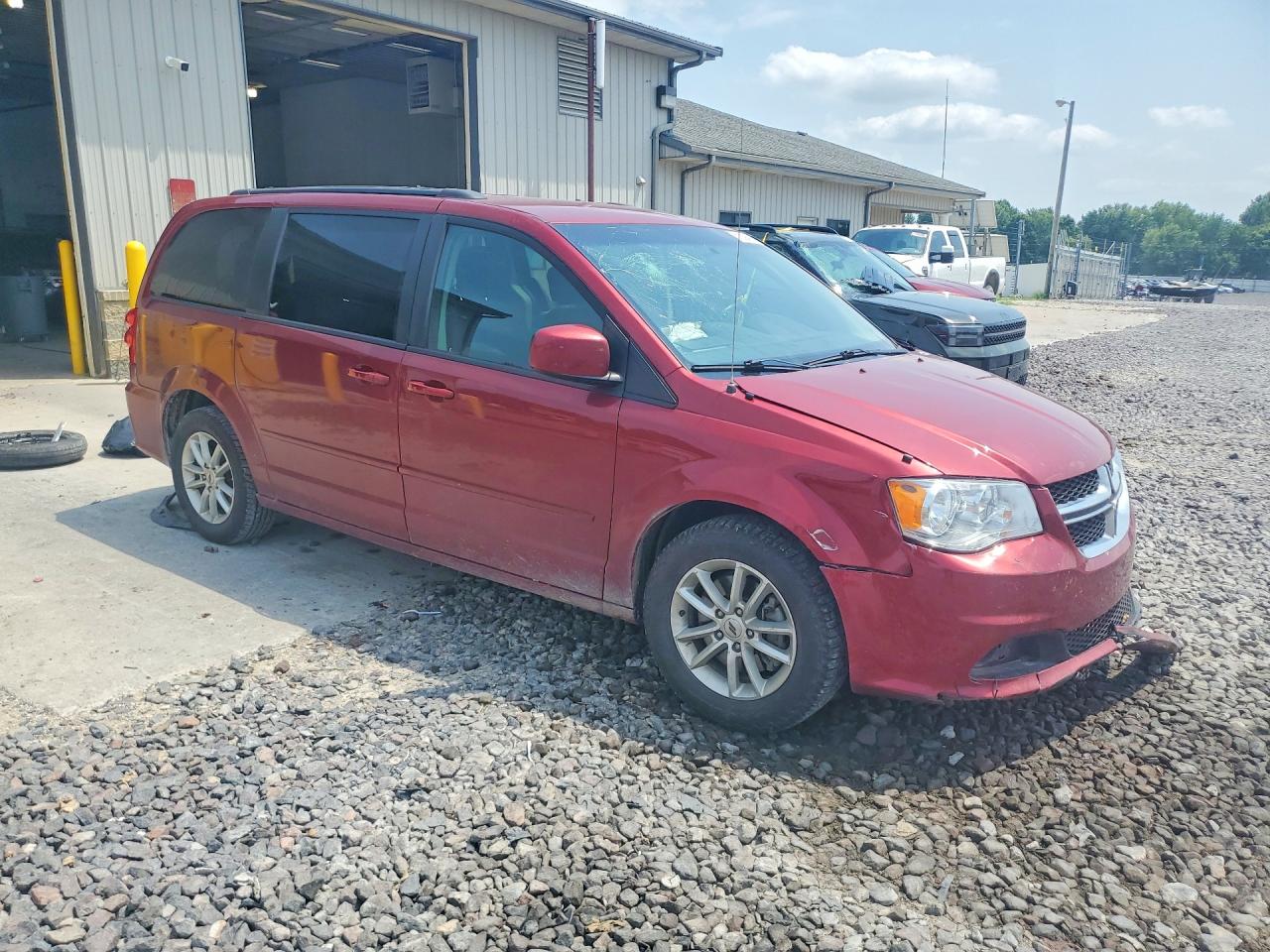 2016 Dodge Grand Caravan Sxt Burgundy vin: 2C4RDGCG8GR273572