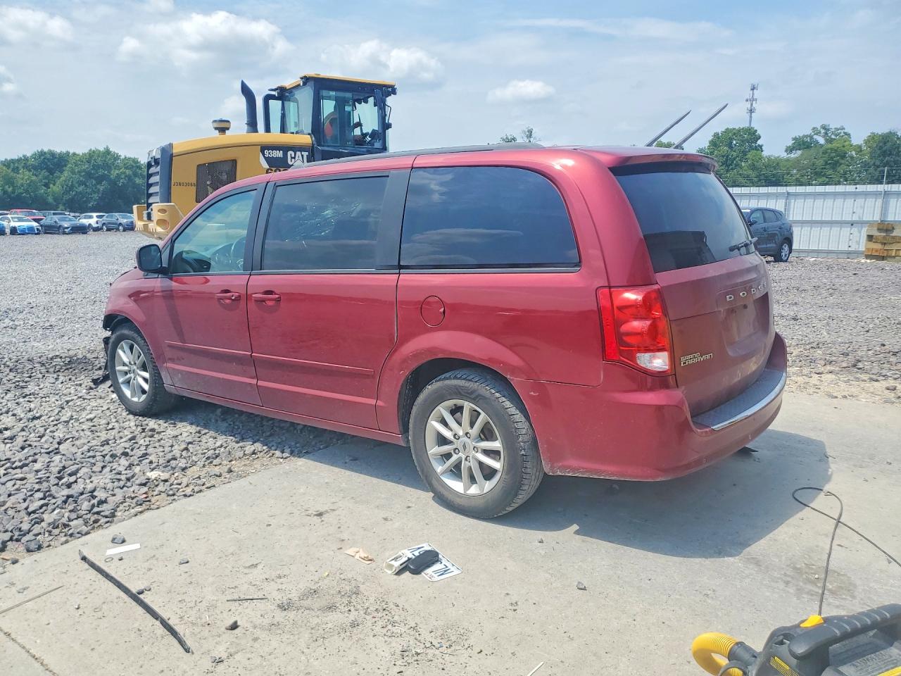 2016 Dodge Grand Caravan Sxt Burgundy vin: 2C4RDGCG8GR273572