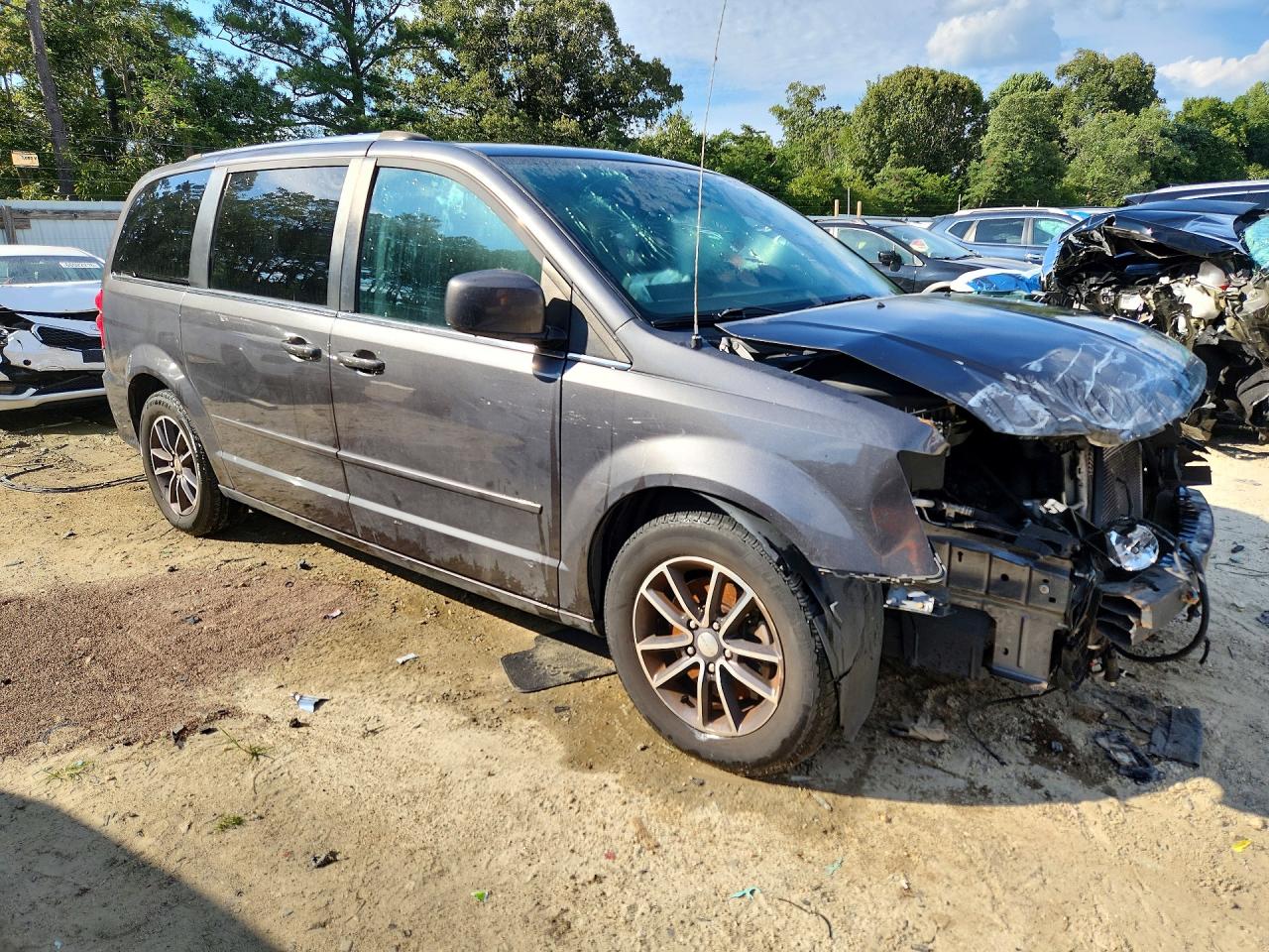 2016 Dodge Grand Caravan Sxt Gray vin: 2C4RDGCG8GR369279