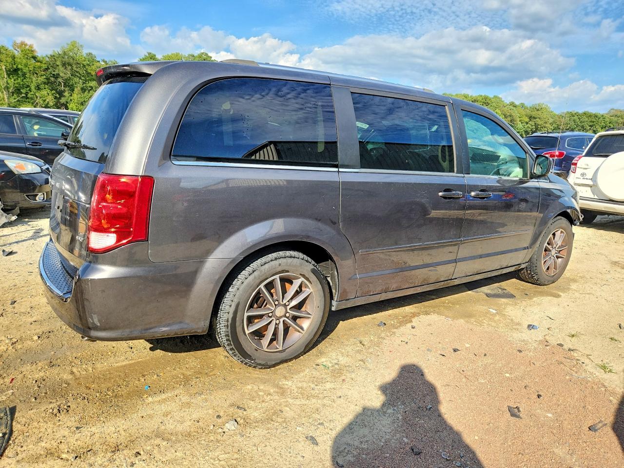 2016 Dodge Grand Caravan Sxt Gray vin: 2C4RDGCG8GR369279