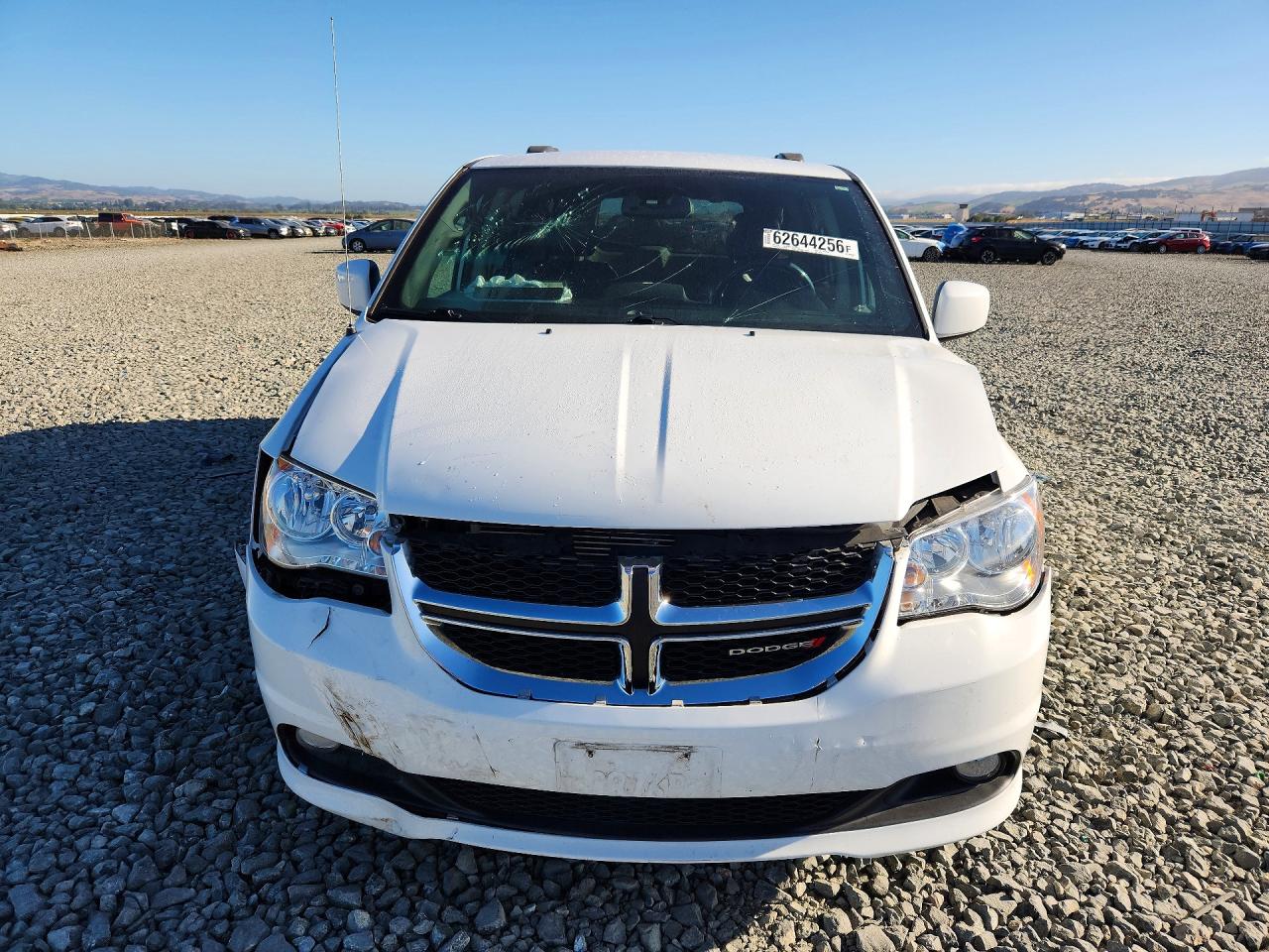 2019 Dodge Grand Caravan Sxt White vin: 2C4RDGCG8KR735539