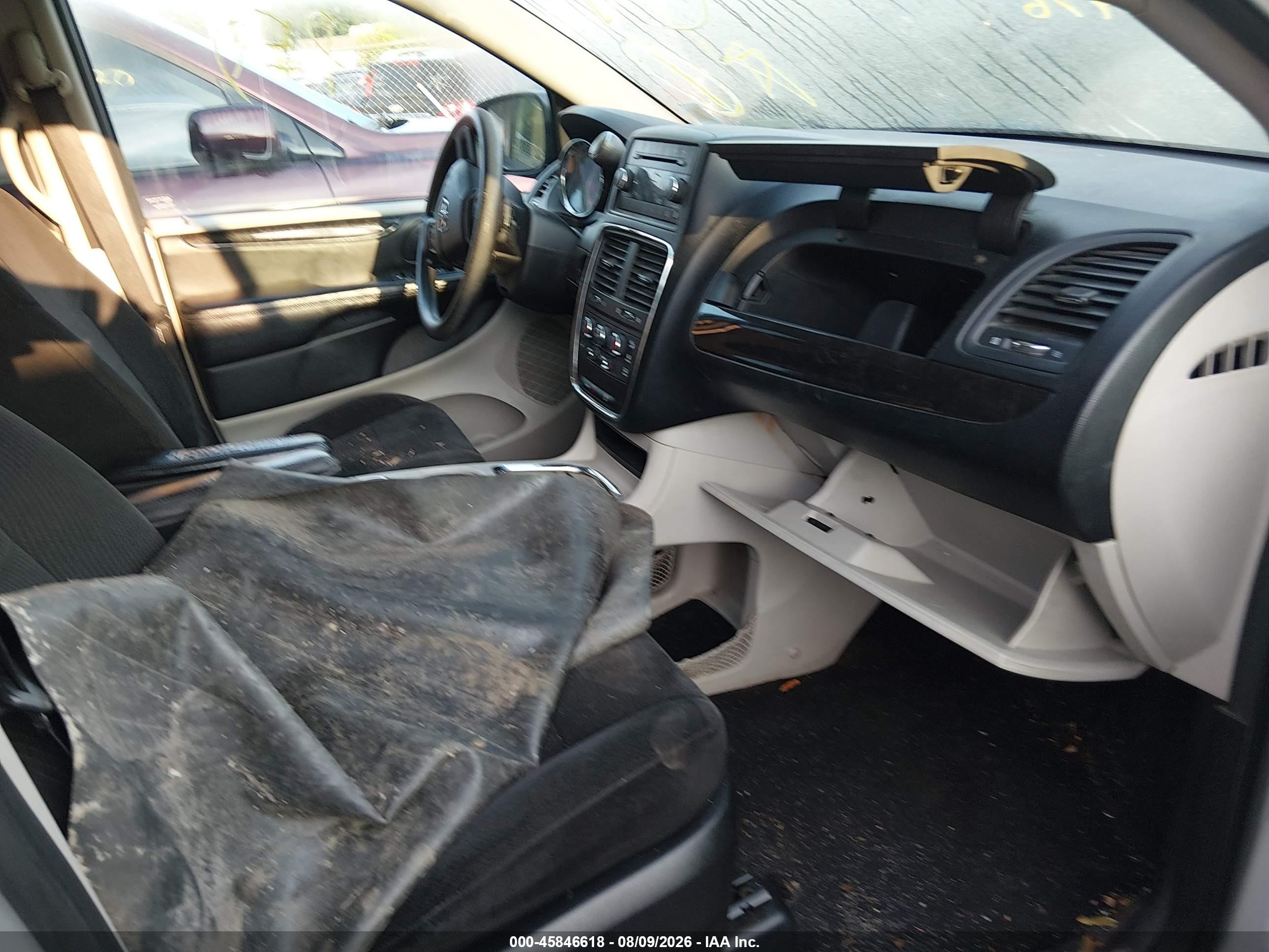 2012 Dodge Grand Caravan Sxt Серый vin: 2C4RDGCG9CR190811