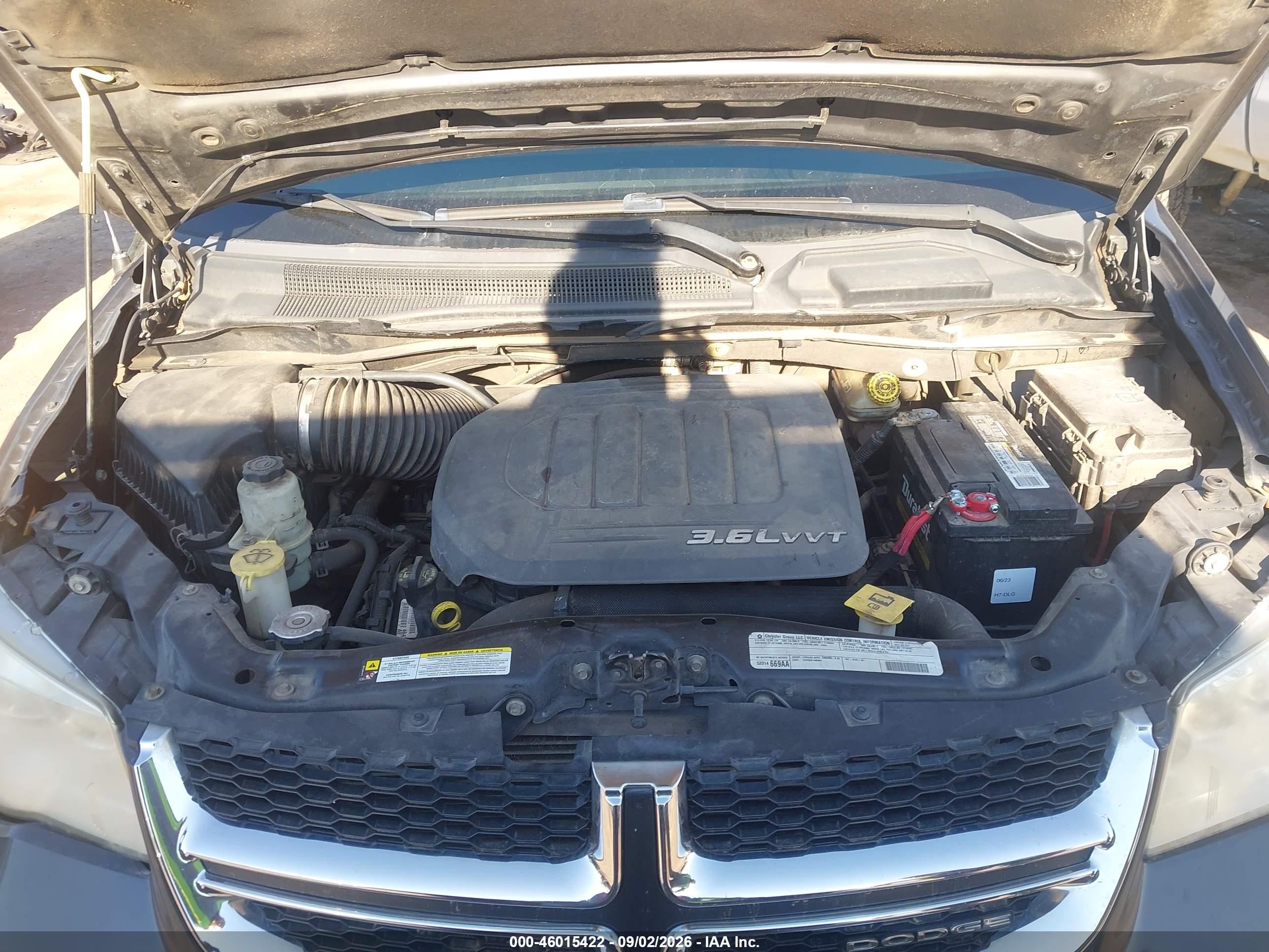 2012 Dodge Grand Caravan Sxt Серый vin: 2C4RDGCG9CR195345