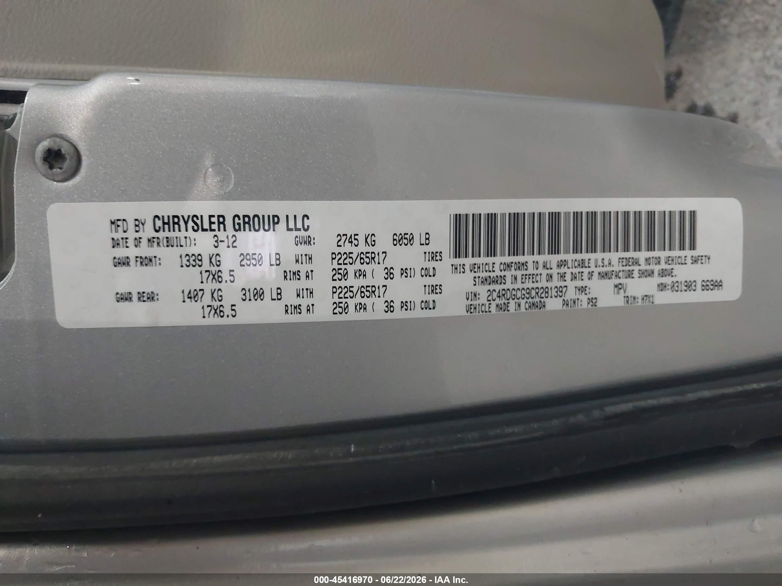 2012 Dodge Grand Caravan Sxt Silver vin: 2C4RDGCG9CR281397