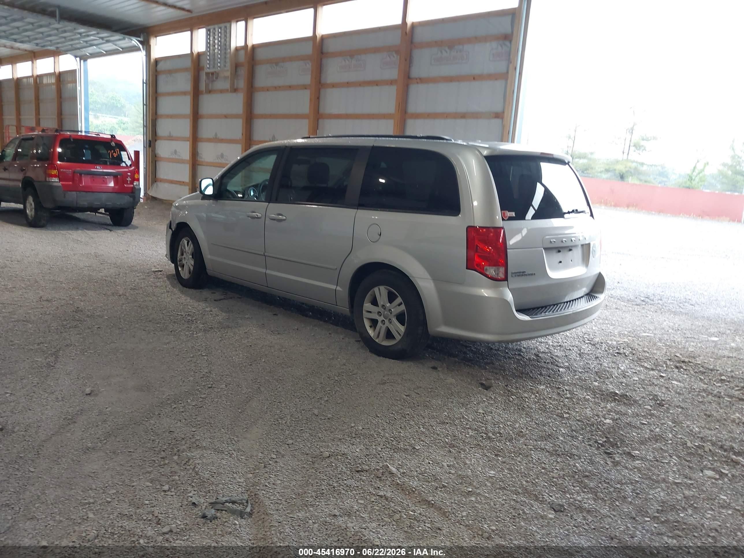 2012 Dodge Grand Caravan Sxt Silver vin: 2C4RDGCG9CR281397