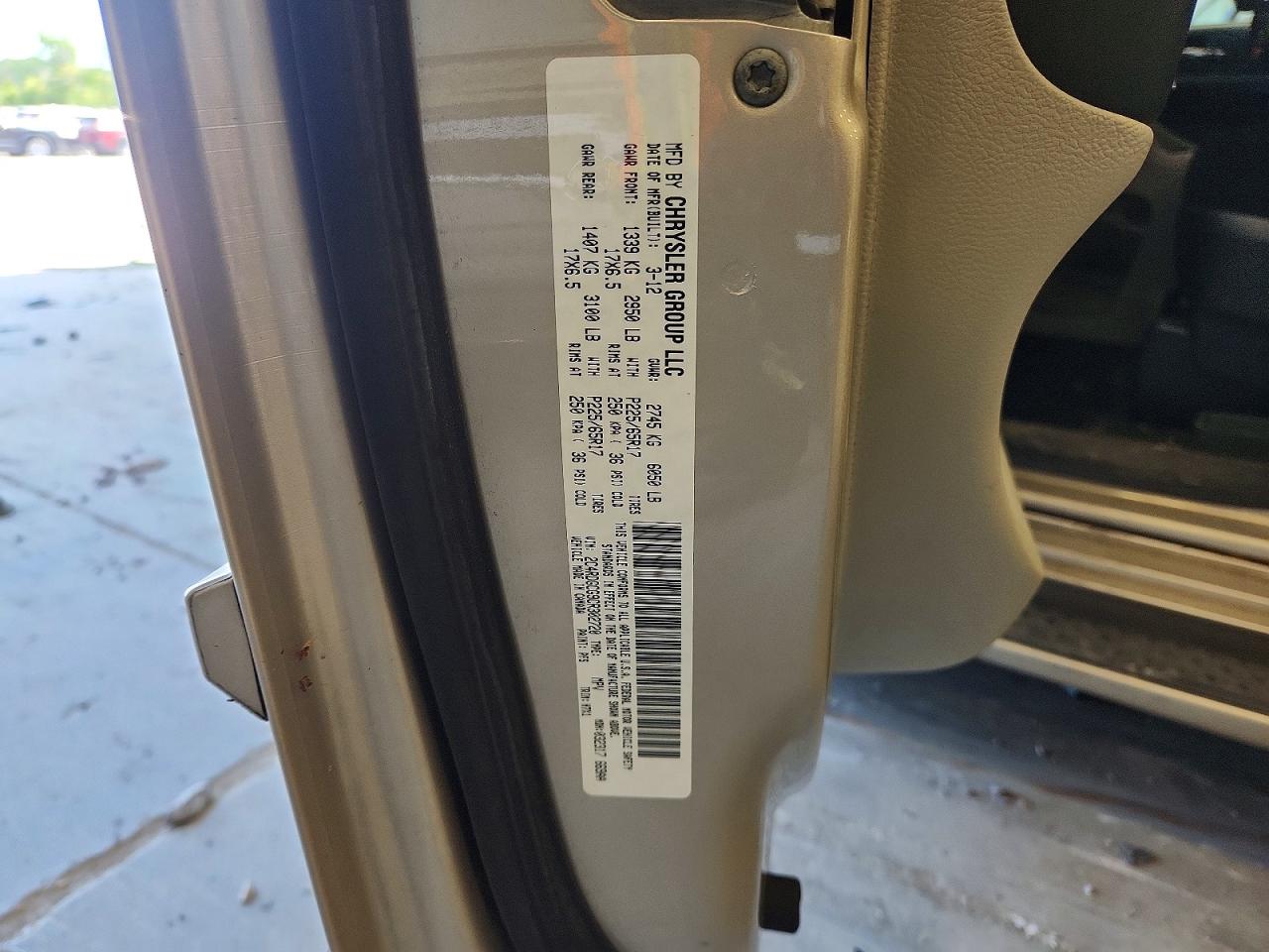 2012 Dodge Grand Caravan Sxt Silver vin: 2C4RDGCG9CR302720