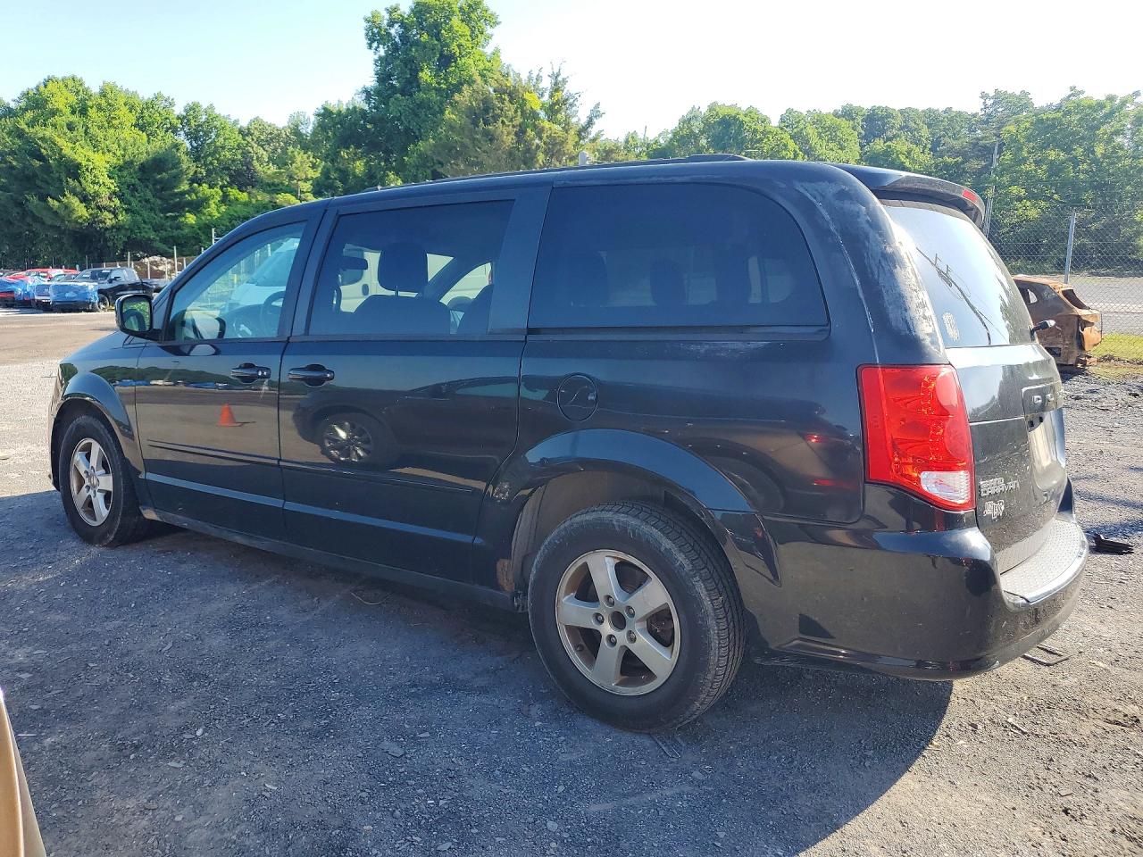 2012 Dodge Grand Caravan Sxt Black vin: 2C4RDGCG9CR329500