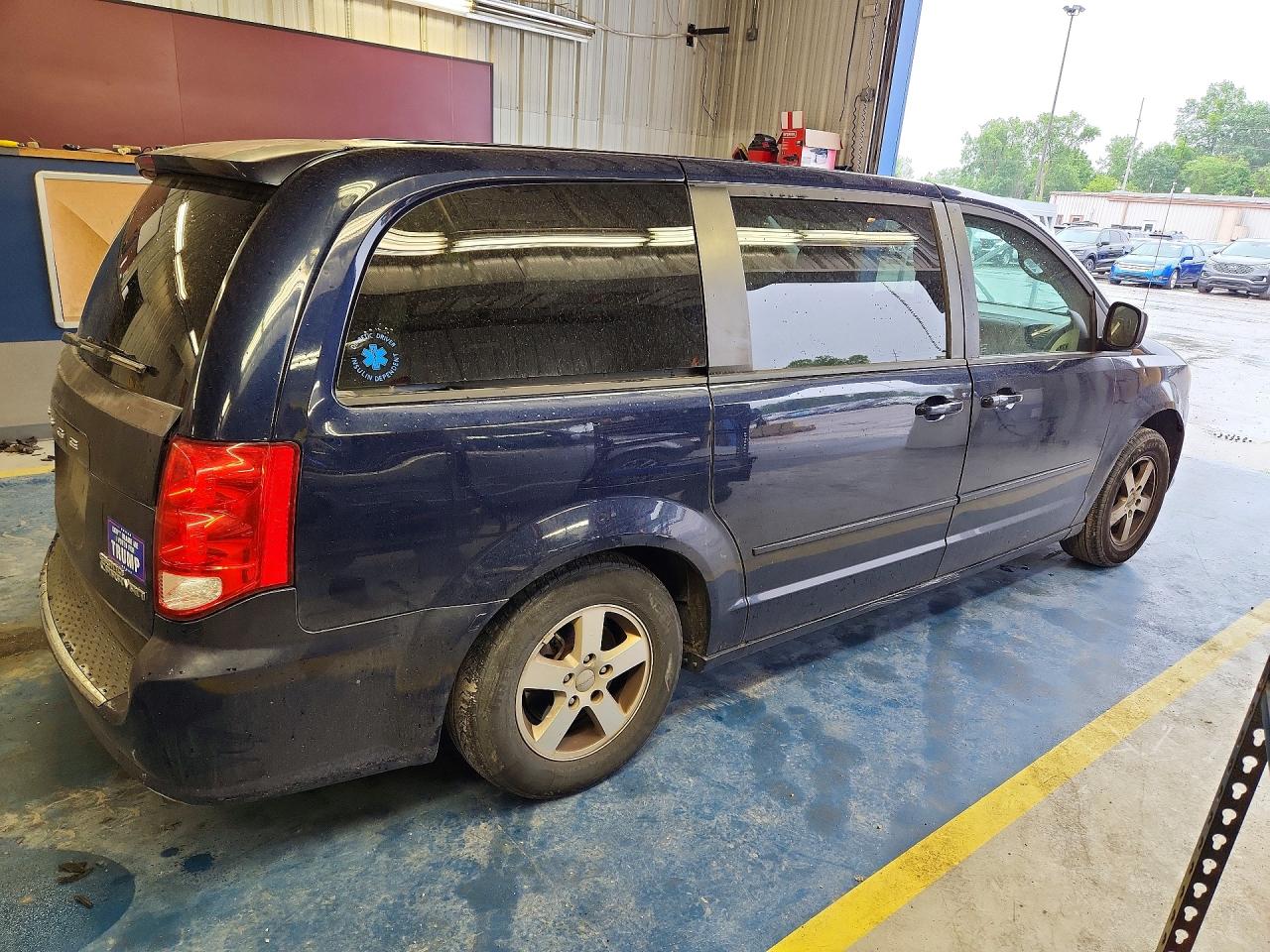 2012 Dodge Grand Caravan Sxt Blue vin: 2C4RDGCG9CR373786