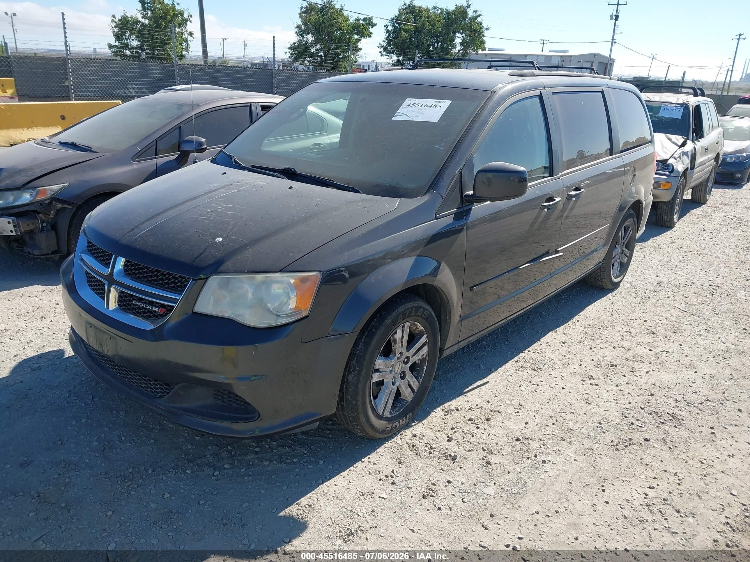 2012 Dodge Grand Caravan Sxt Black vin: 2C4RDGCG9CR374128
