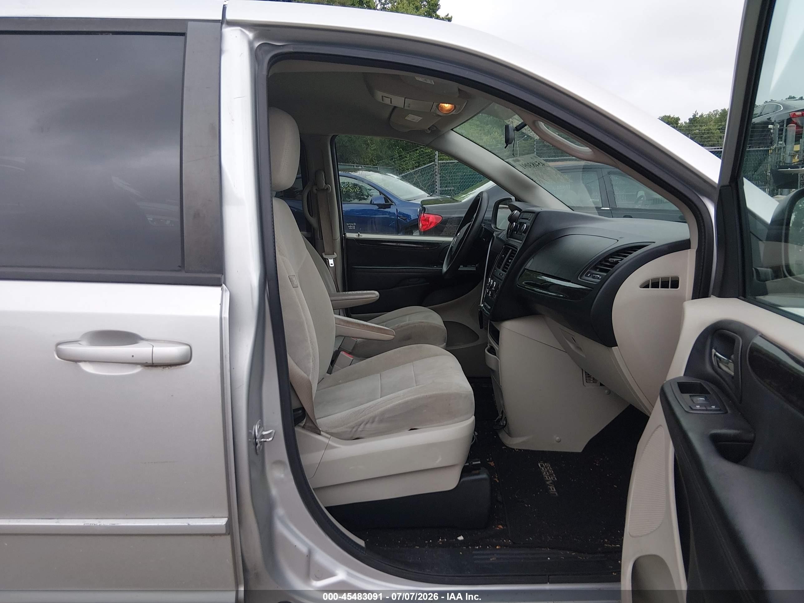 2012 Dodge Grand Caravan Sxt Gray vin: 2C4RDGCG9CR374582