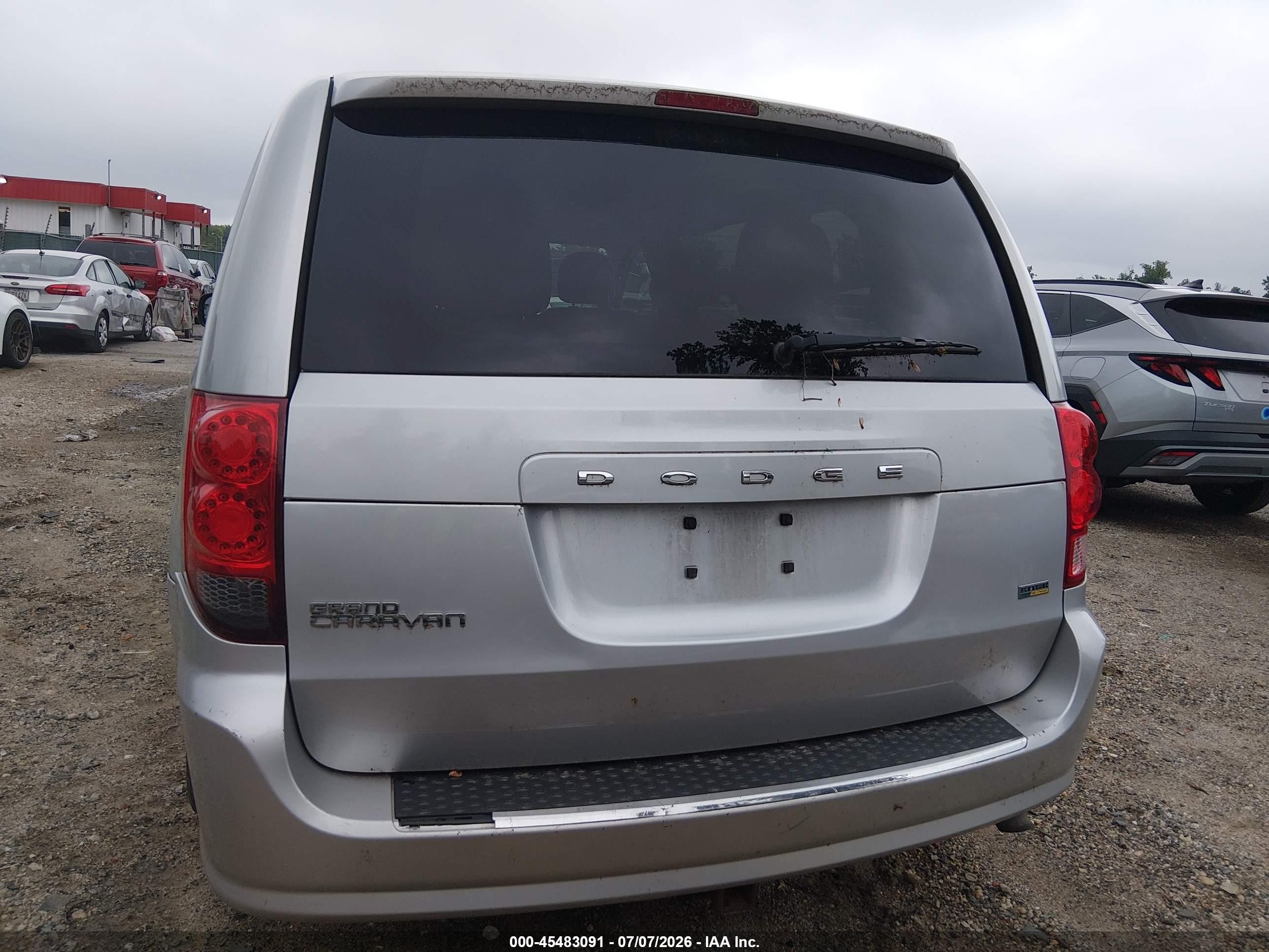 2012 Dodge Grand Caravan Sxt Gray vin: 2C4RDGCG9CR374582