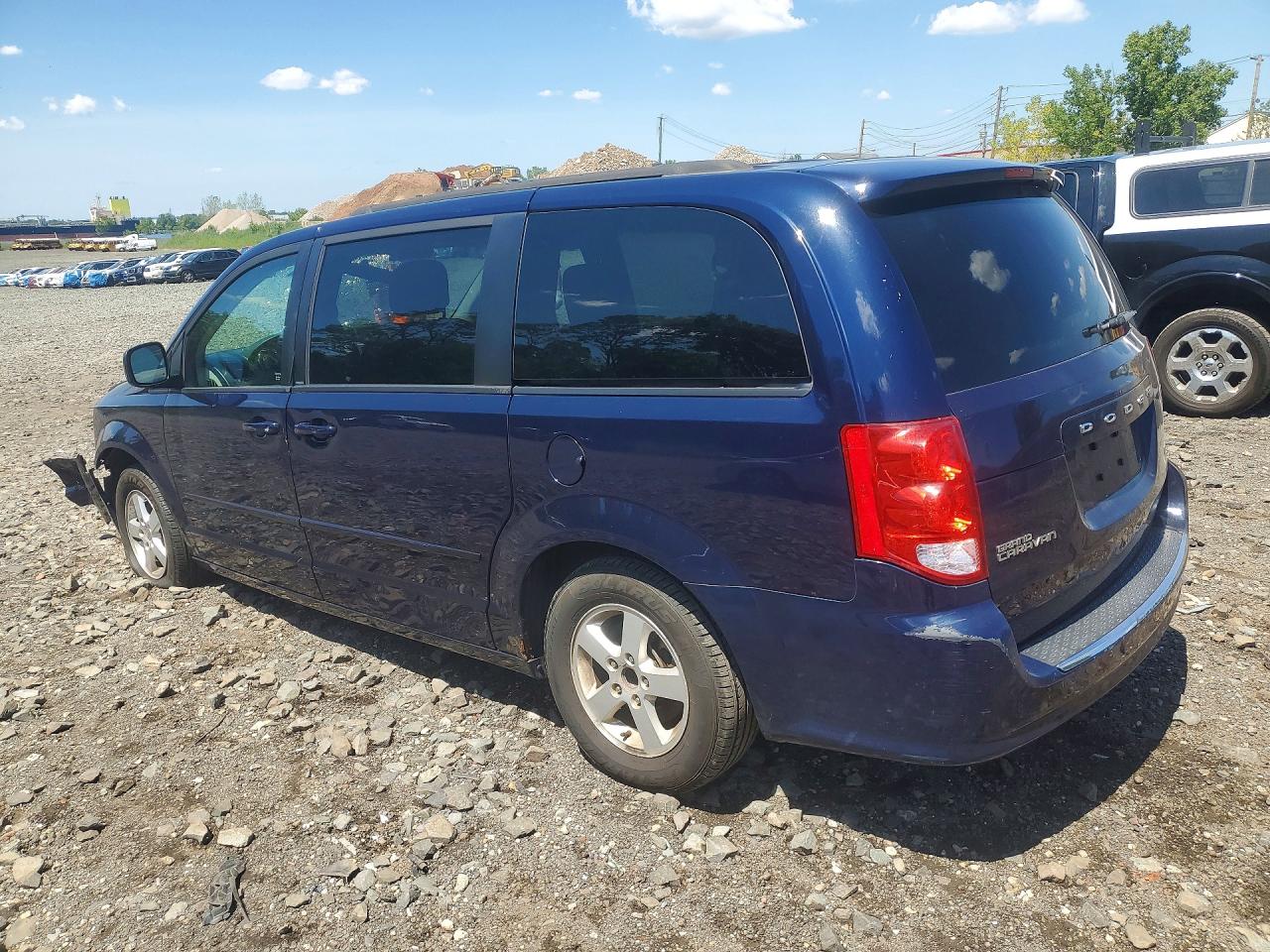 2012 Dodge Grand Caravan Sxt Blue vin: 2C4RDGCG9CR378549