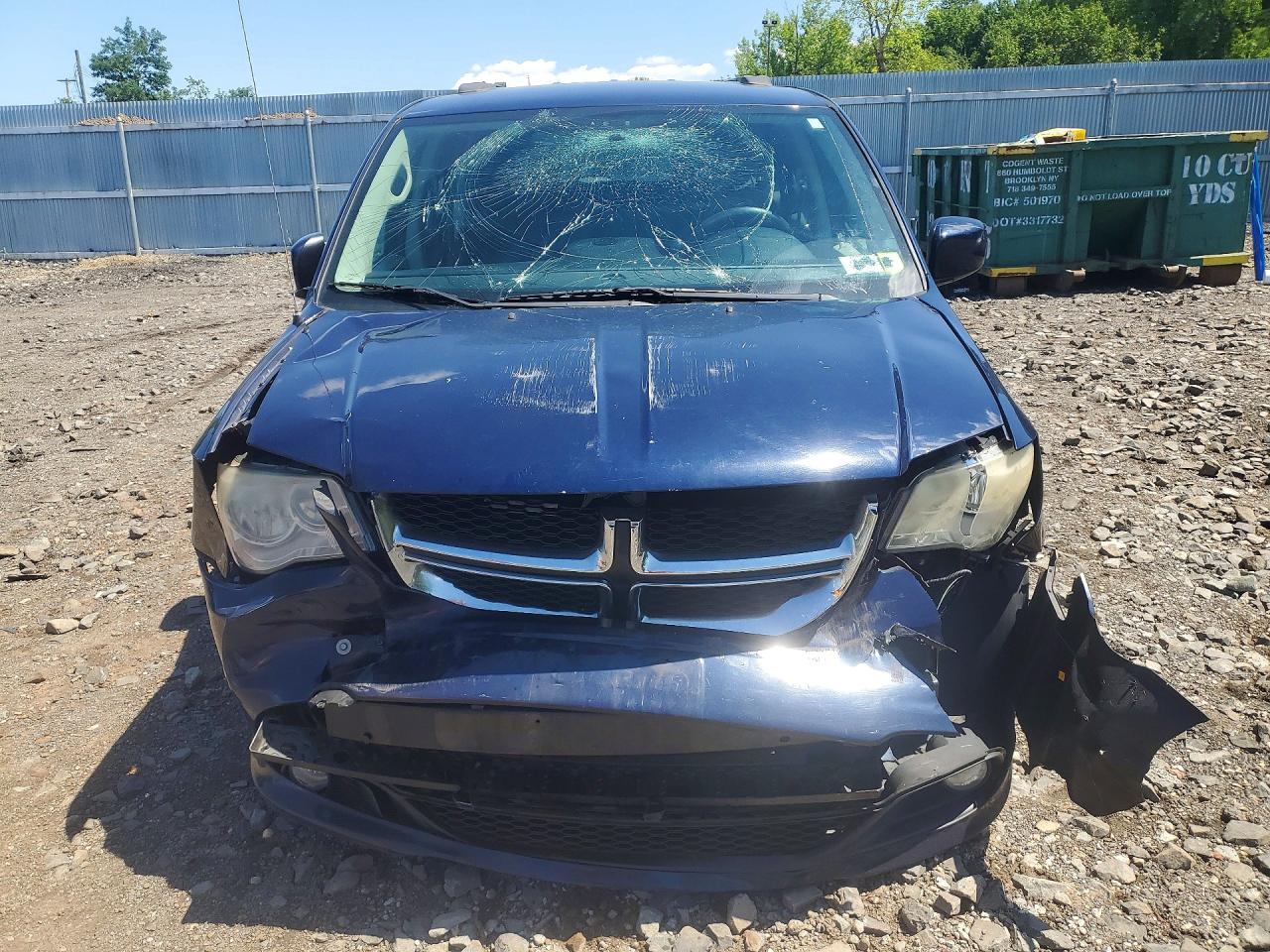 2012 Dodge Grand Caravan Sxt Blue vin: 2C4RDGCG9CR378549