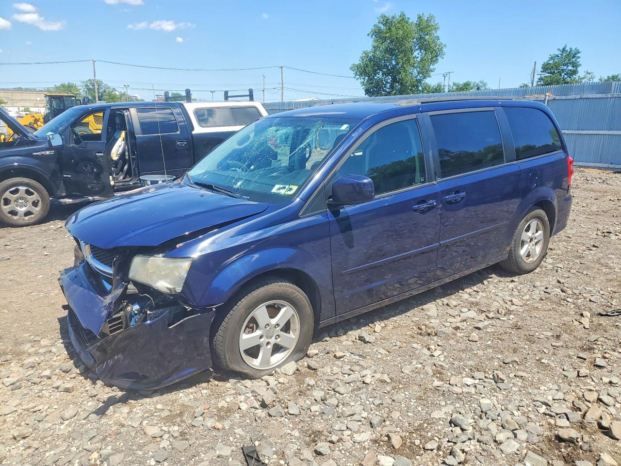2012 Dodge Grand Caravan Sxt Blue vin: 2C4RDGCG9CR378549