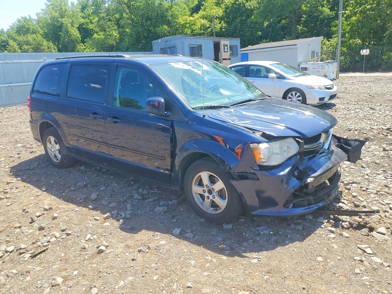 2012 Dodge Grand Caravan Sxt Blue vin: 2C4RDGCG9CR378549