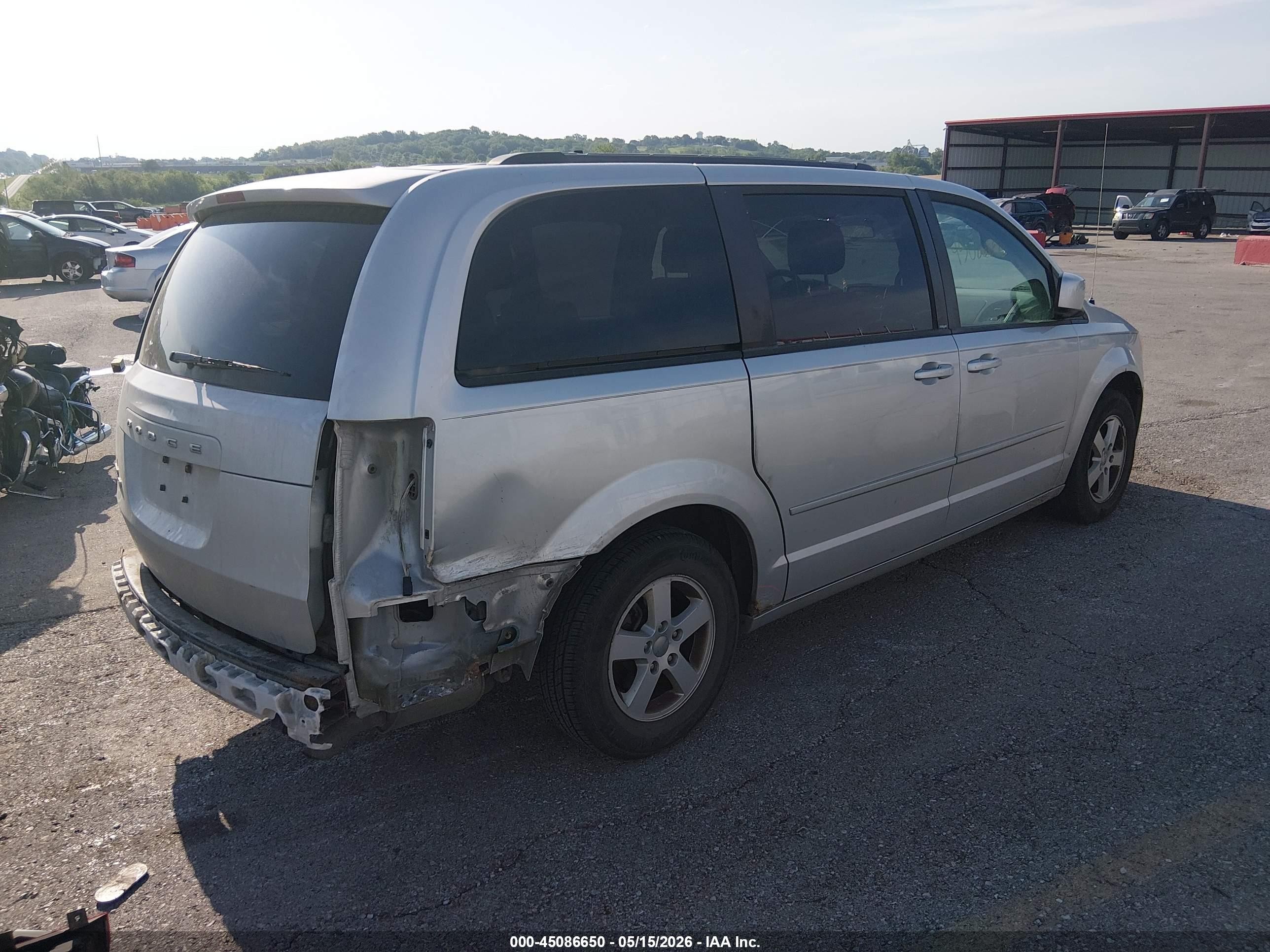 2012 Dodge Grand Caravan Sxt Silver vin: 2C4RDGCG9CR394833