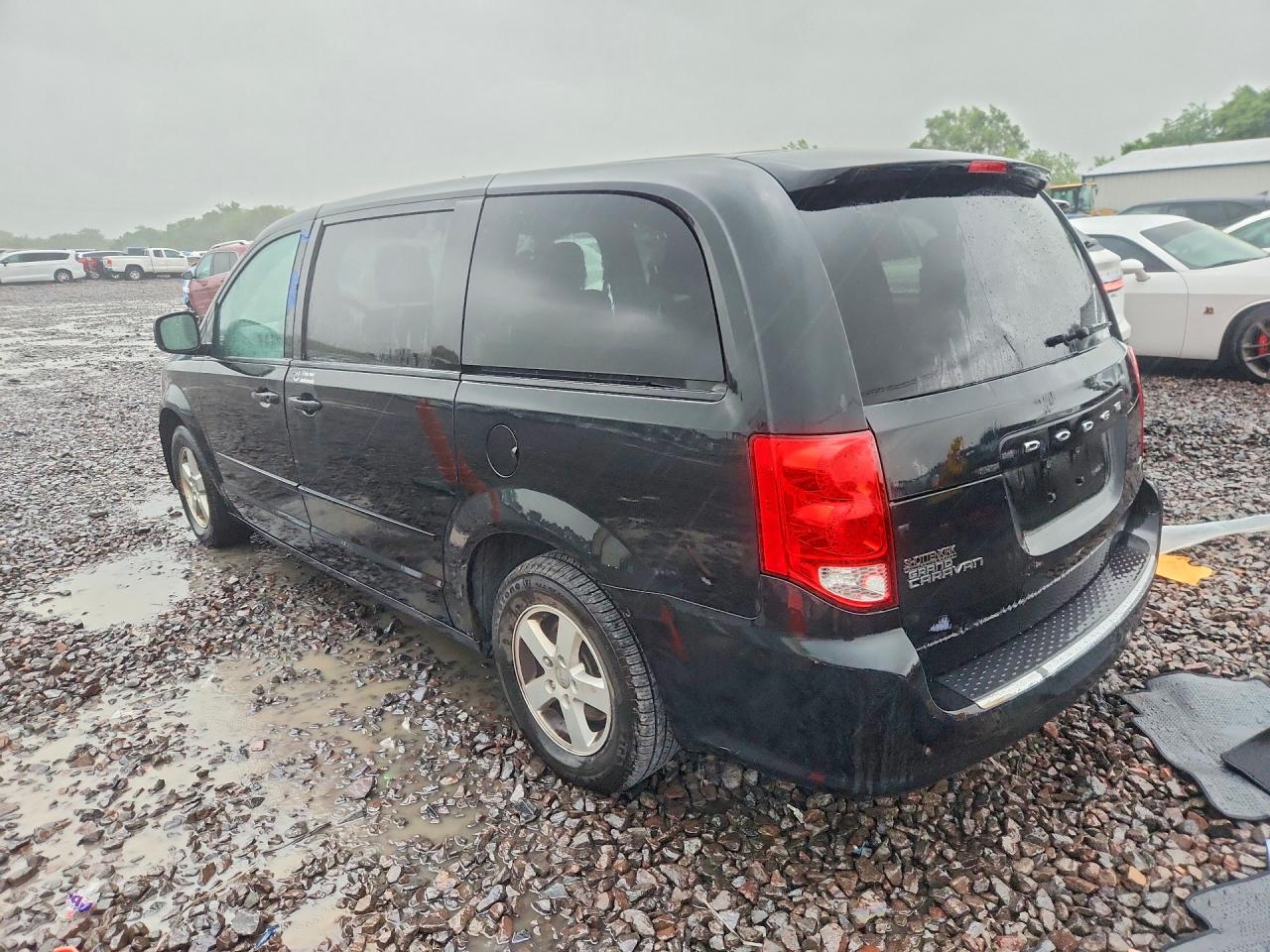 2013 Dodge Grand Caravan Sxt Black vin: 2C4RDGCG9DR521047