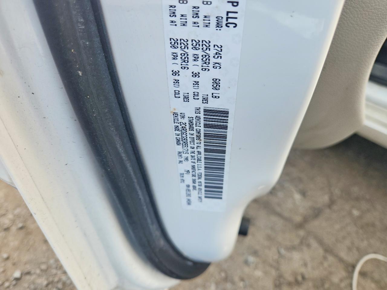 2013 Dodge Grand Caravan Sxt White vin: 2C4RDGCG9DR551715