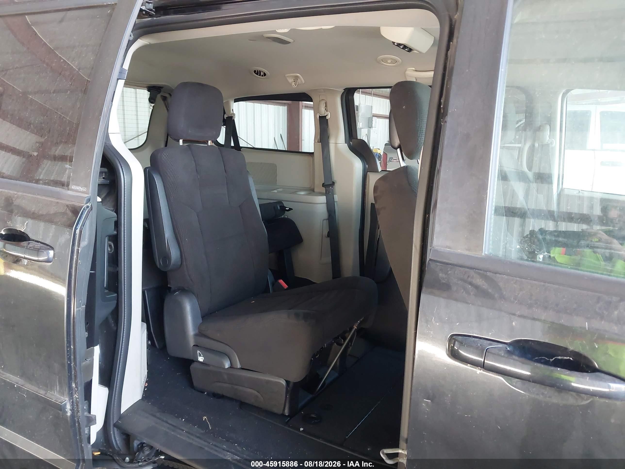 2013 Dodge Grand Caravan Sxt Black vin: 2C4RDGCG9DR585685