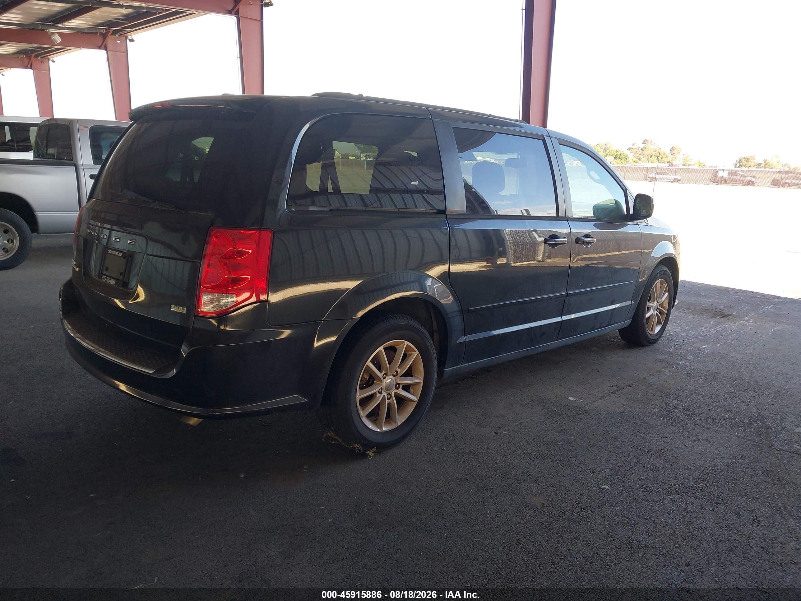 2013 Dodge Grand Caravan Sxt Black vin: 2C4RDGCG9DR585685