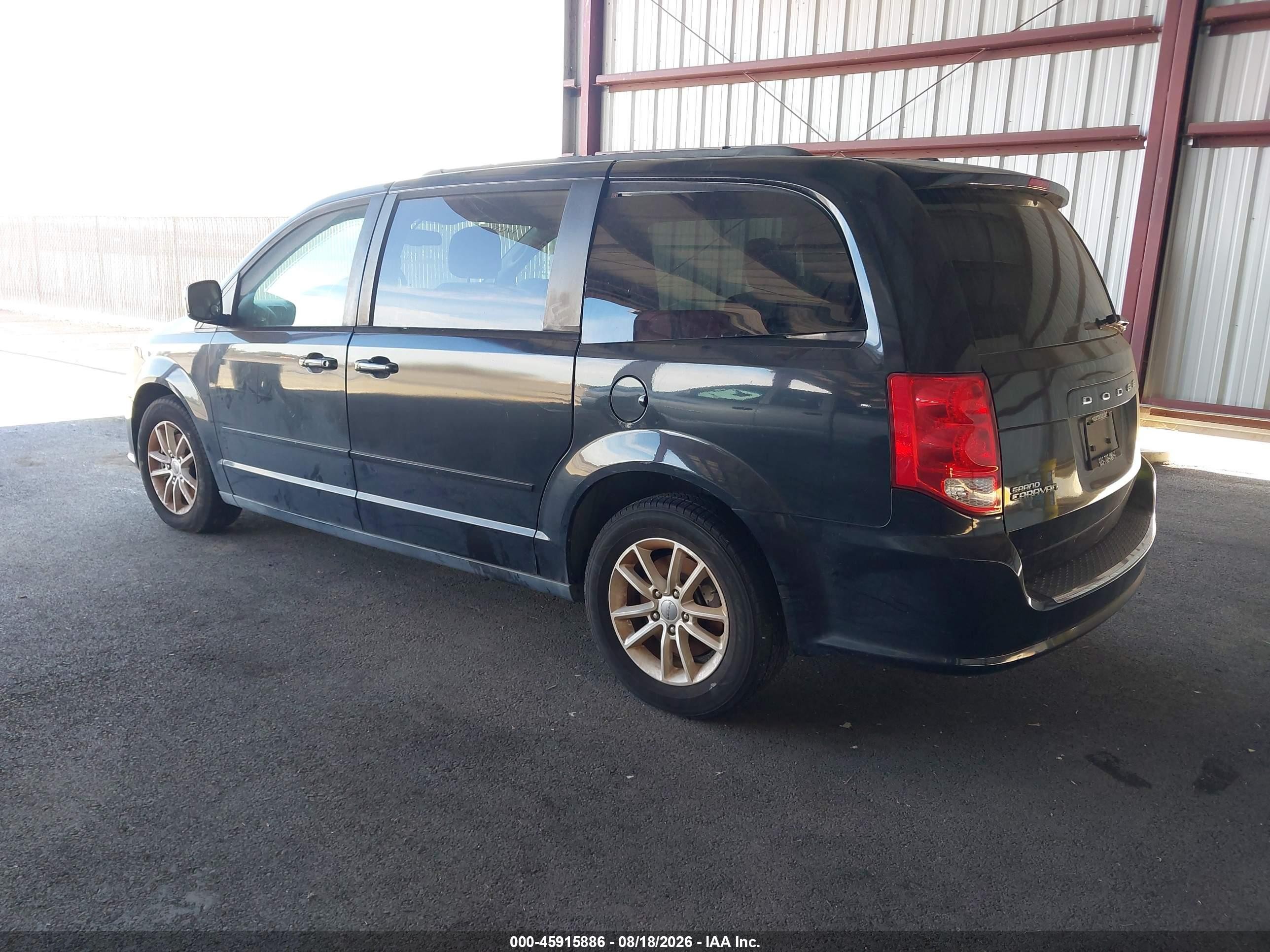 2013 Dodge Grand Caravan Sxt Black vin: 2C4RDGCG9DR585685